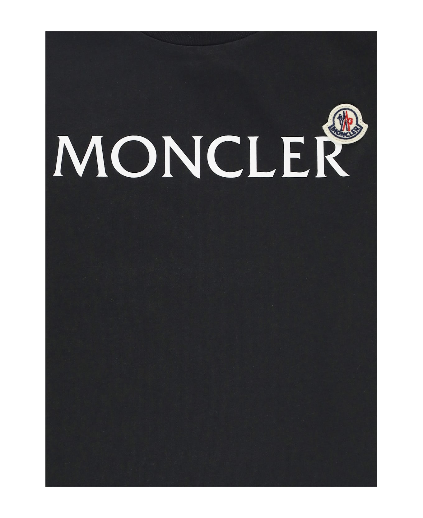 Moncler T-shirt With Logo - Black