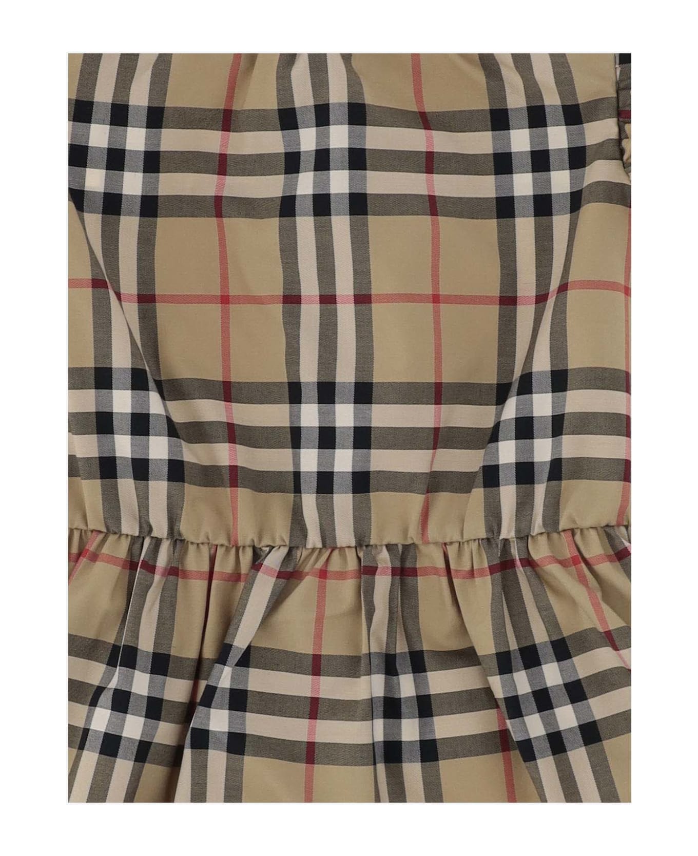 Burberry Two-piece Cotton Check Set - Red