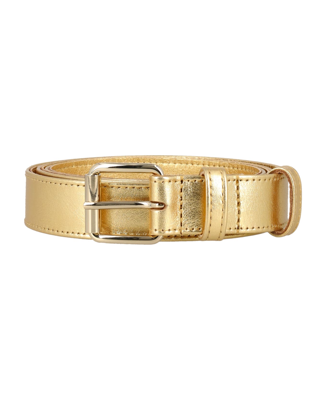 Comme des Garçons Wallet Gold Belt - GOLD