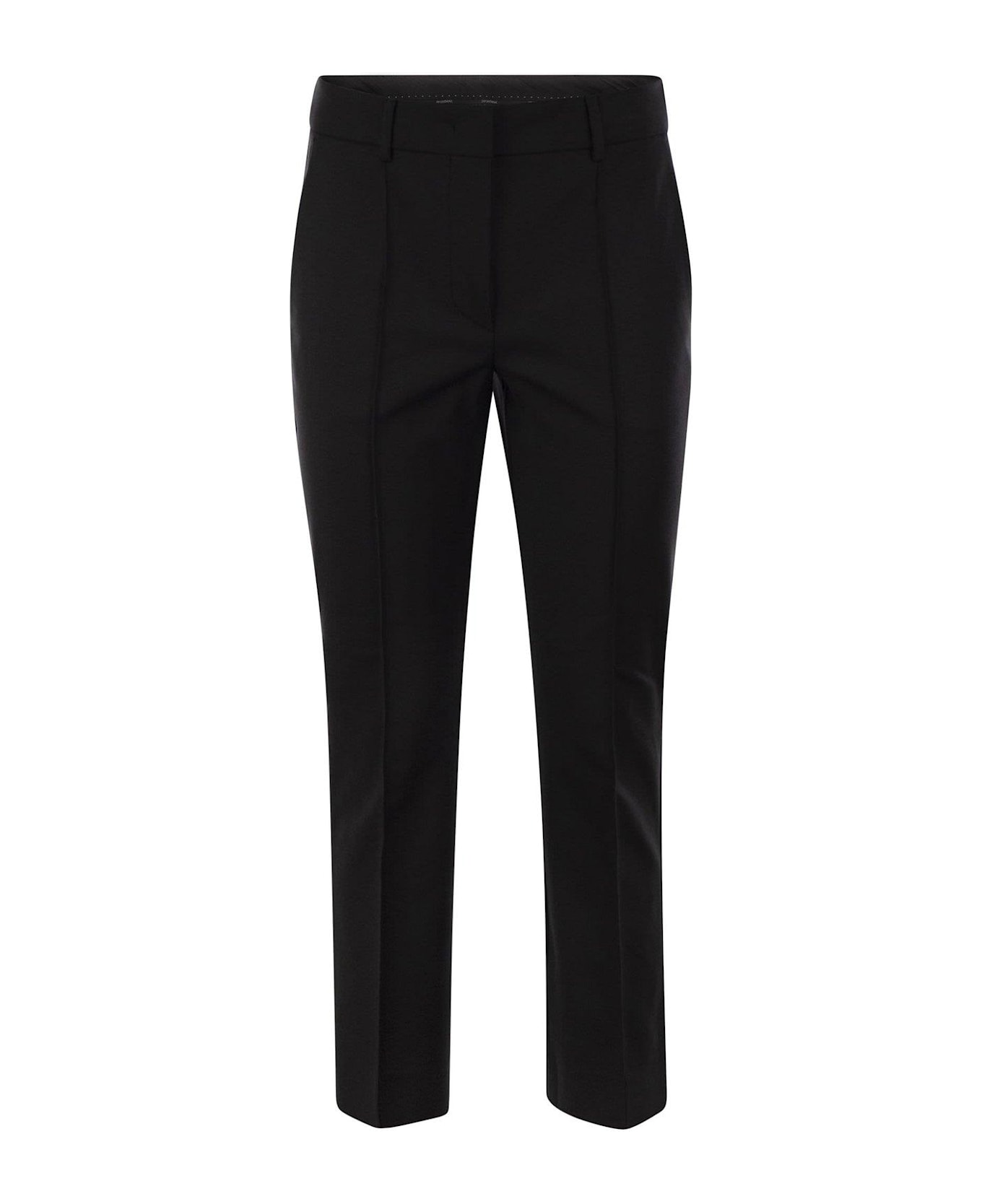 SportMax Asiago Pleat Detailed Trousers - BLACK