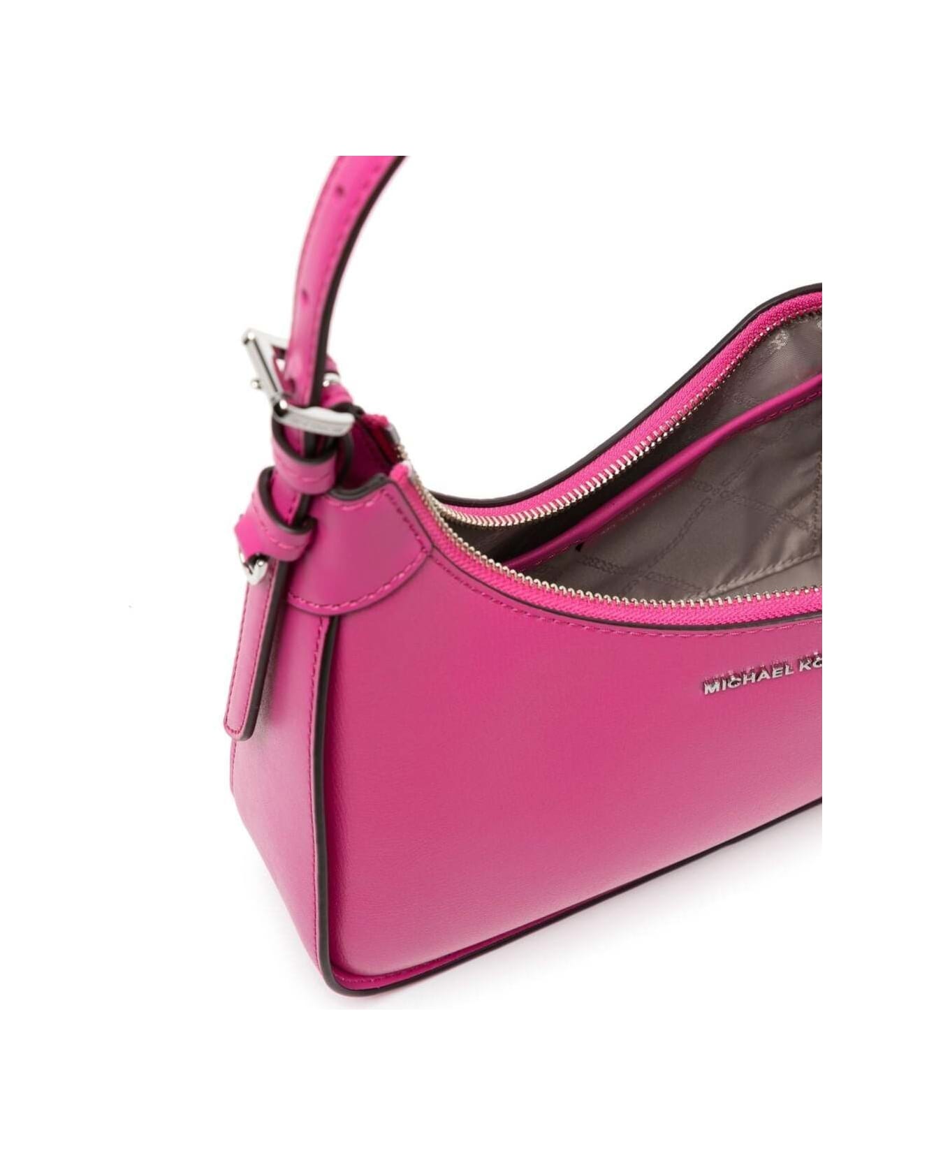 MICHAEL Michael Kors Fuchsia Pink Wilma Shoulder Bag In Leather Woman - Fuxia