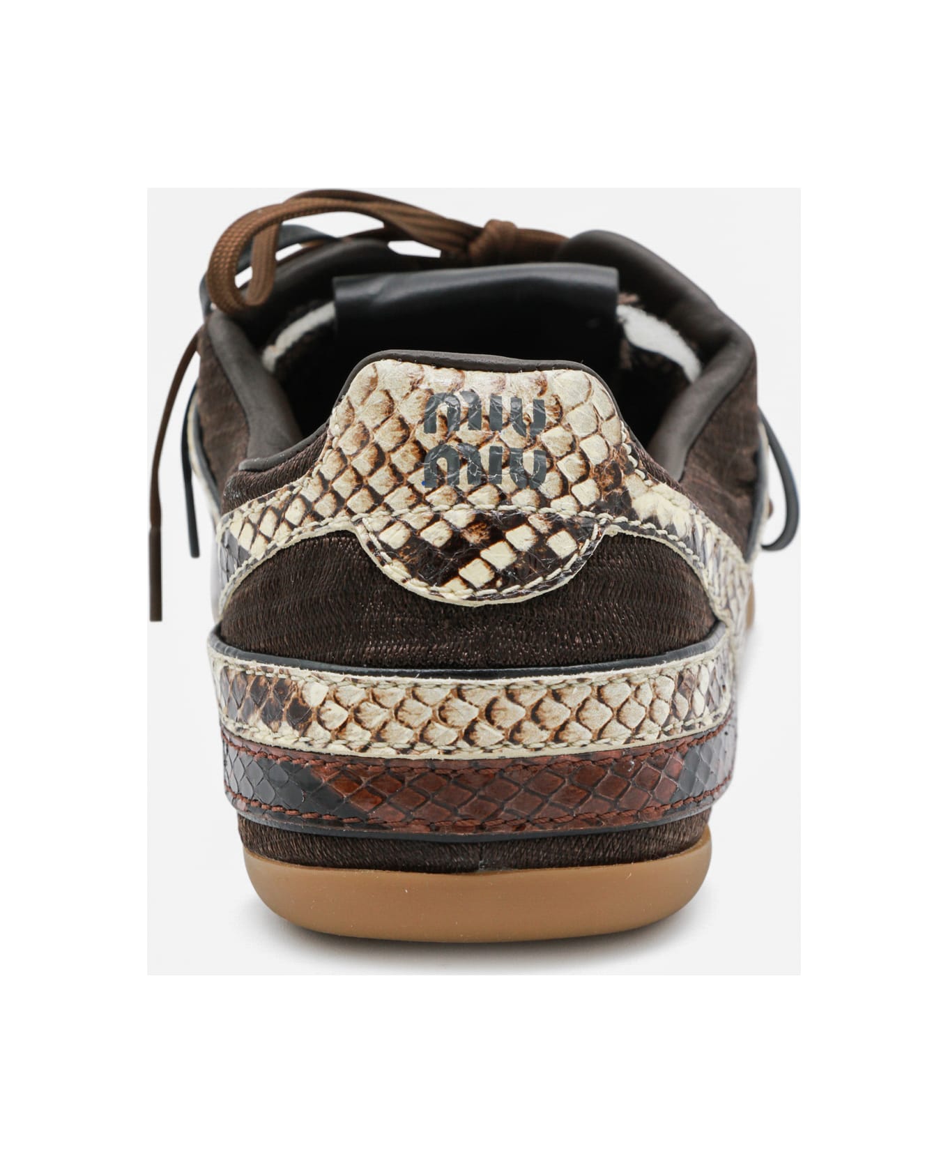 Miu Miu Brown Sneakers - MORO/TABACCO