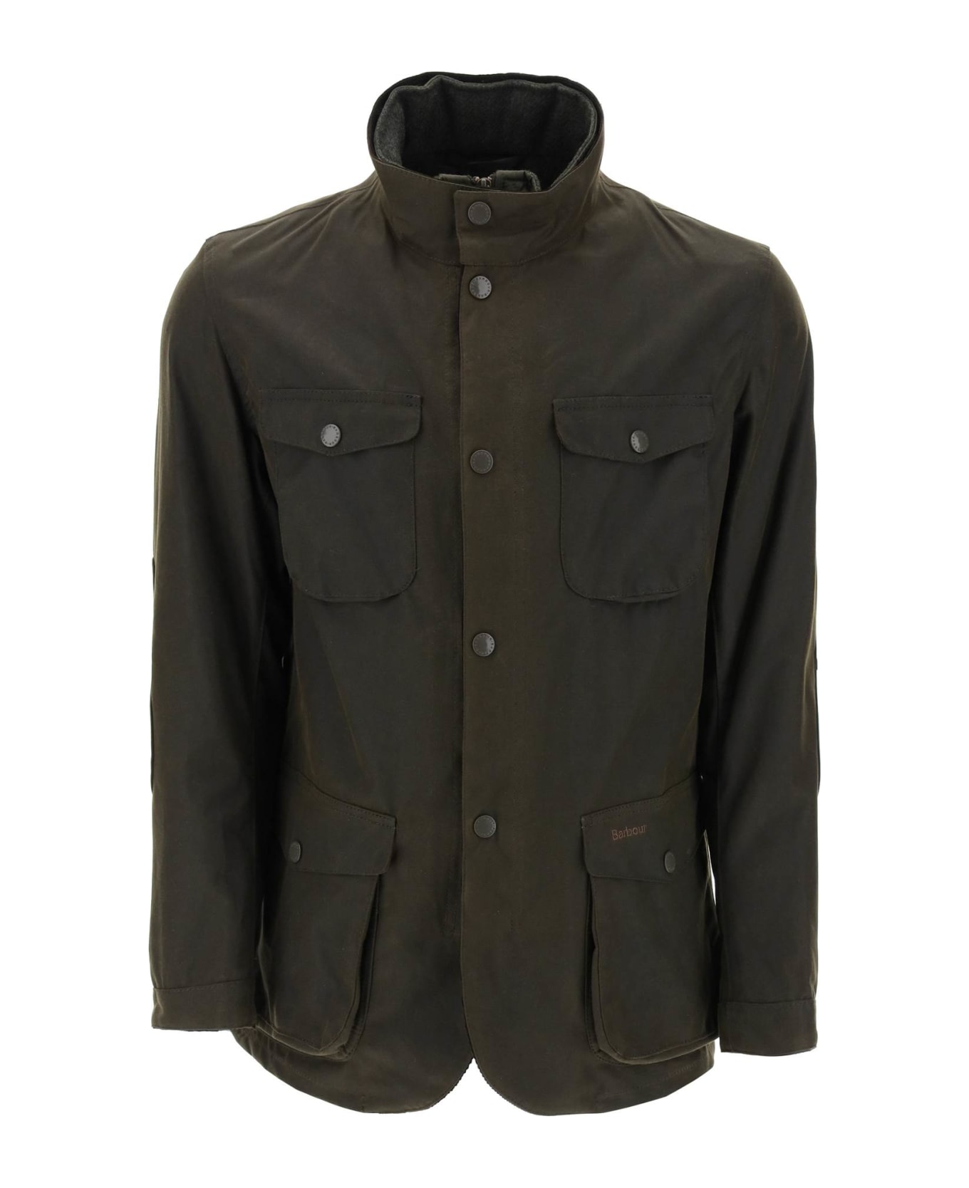 Barbour 'ogston' Waxed Jacket - Olive