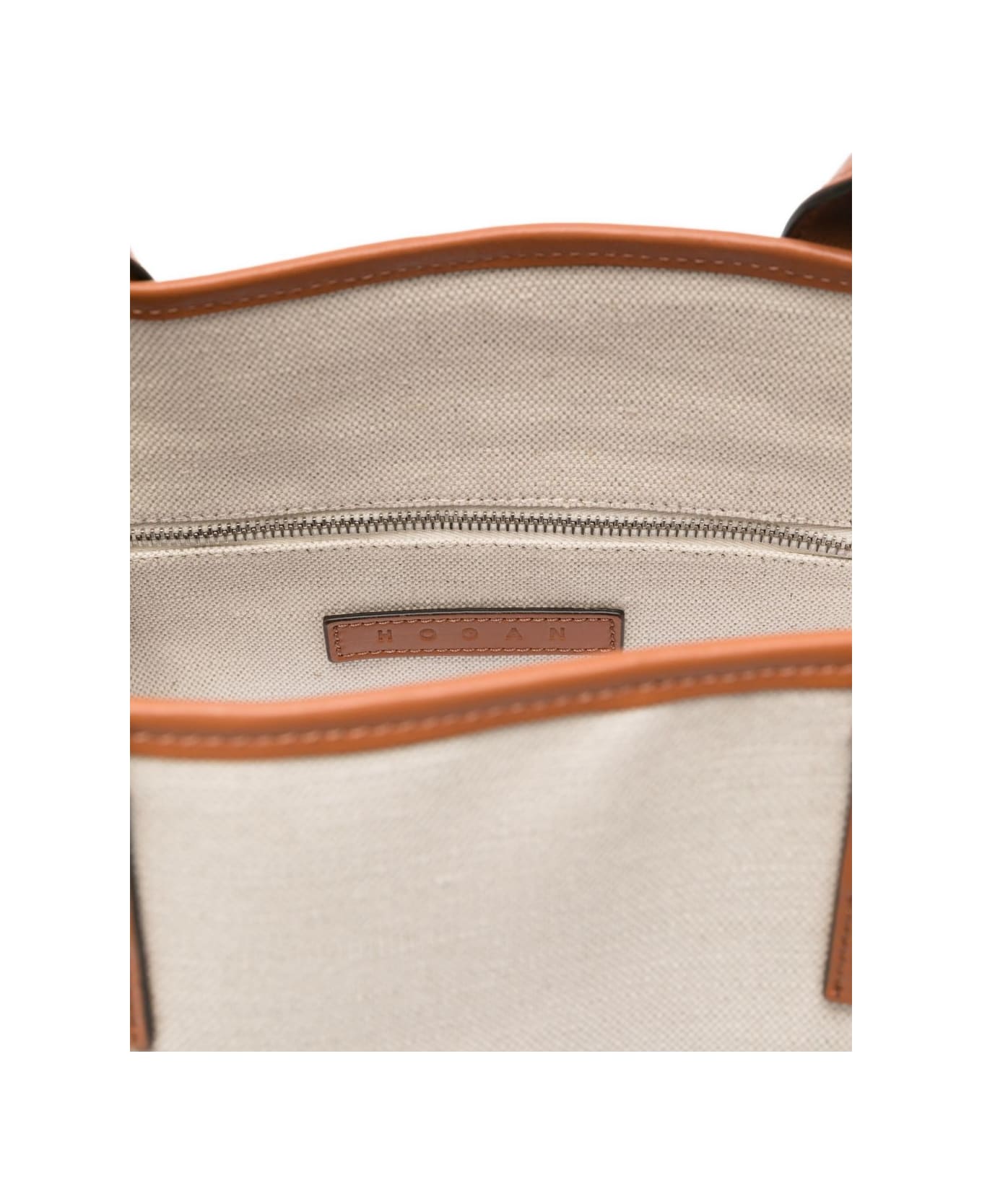 Hogan Script Small Tote - Ivory