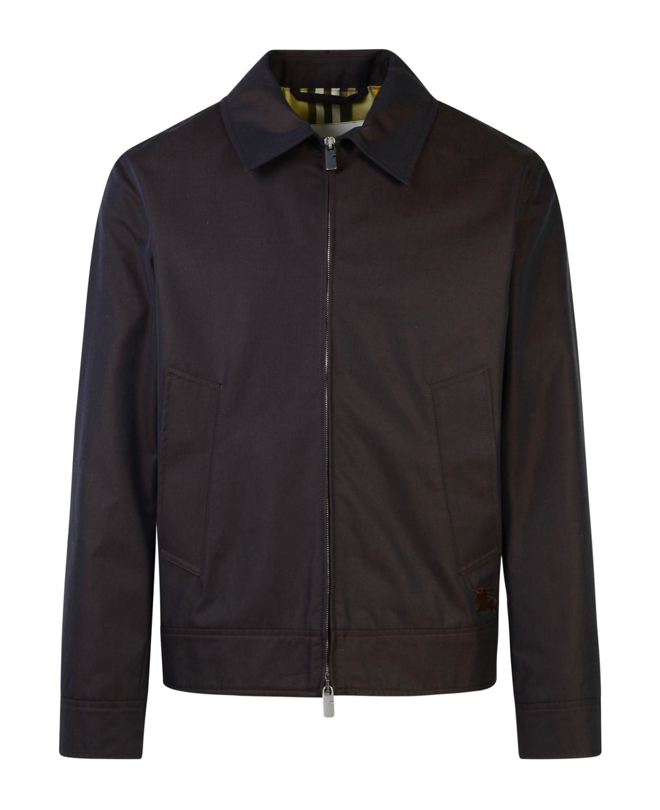 Burberry Black Cotton Jacket - Black