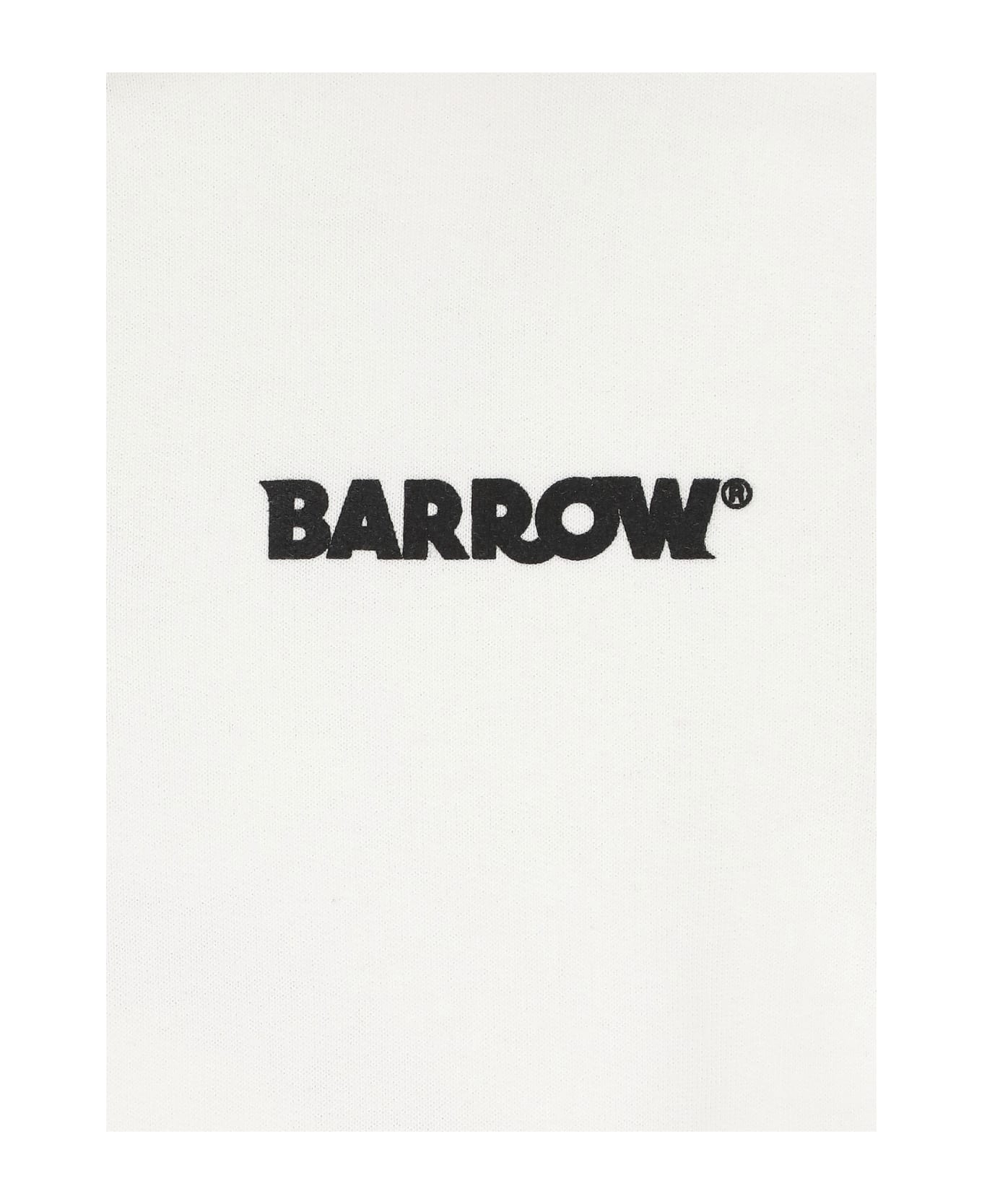 Barrow Hoodie With Print - White ニットウェア＆スウェットシャツ