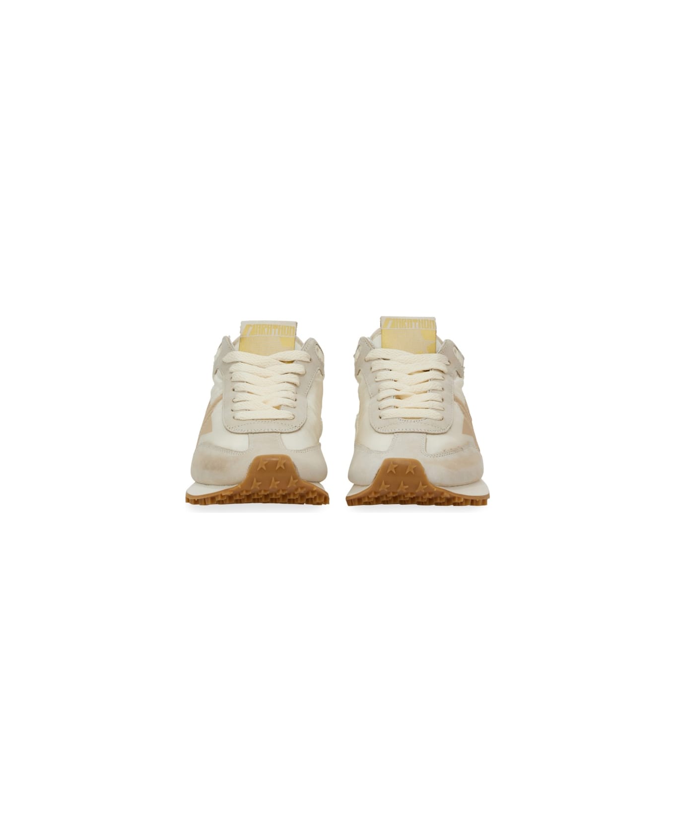 Golden Goose "running Marathon" Sneaker - BEIGE