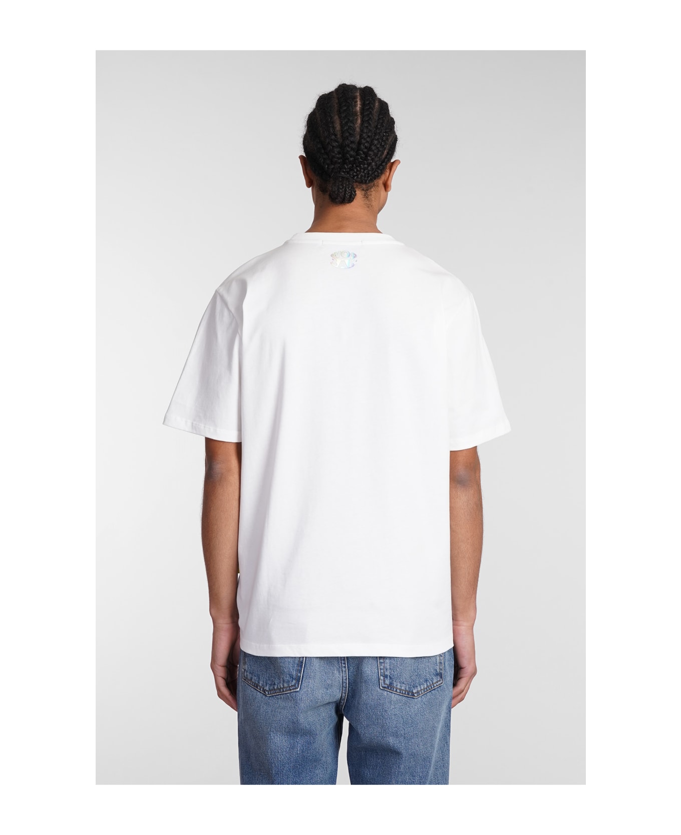 Barrow T-shirt In White Cotton - Off White