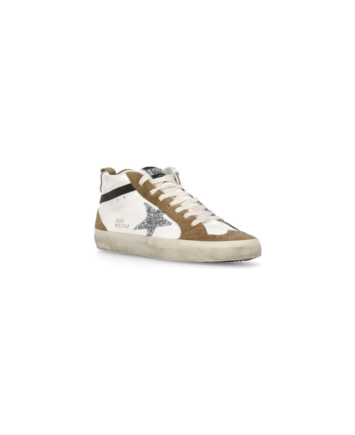 Golden Goose Mid Star Sneakers - White