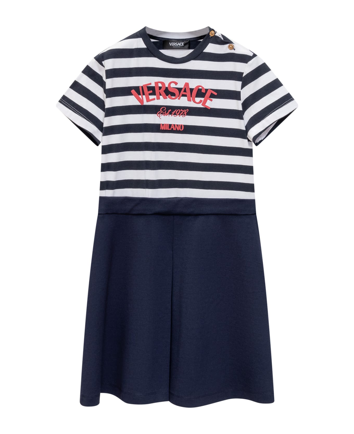 Versace Nautical Stripe Dress - NAVY-BIANCO-ROSSO