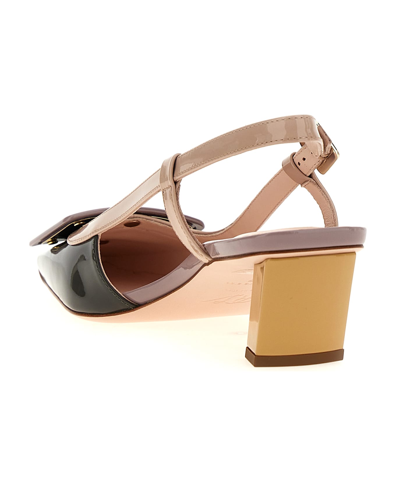Roger Vivier 'lacquered' Slingback - Multicolor
