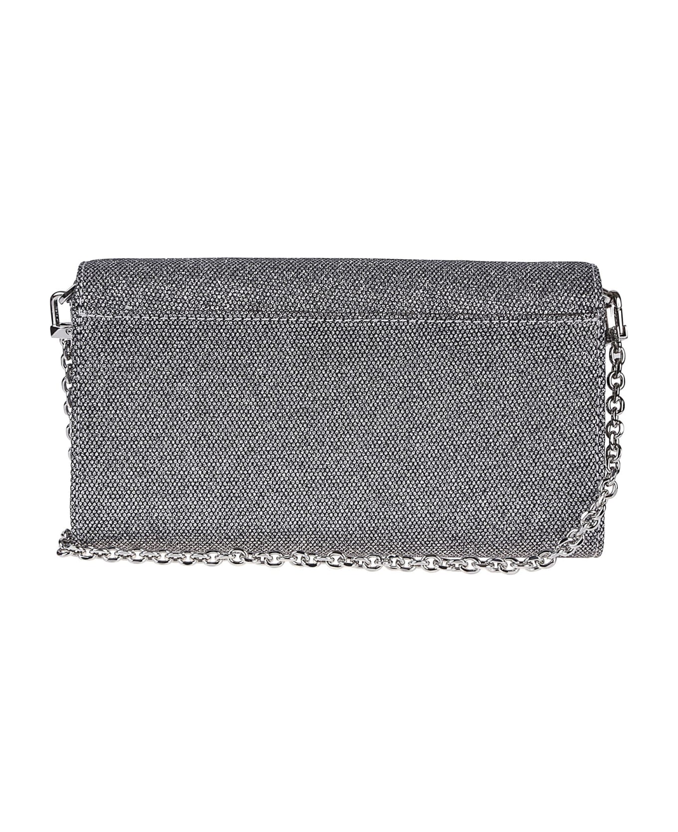Michael Kors Large Mona Clutch Bag - Silver クラッチバッグ