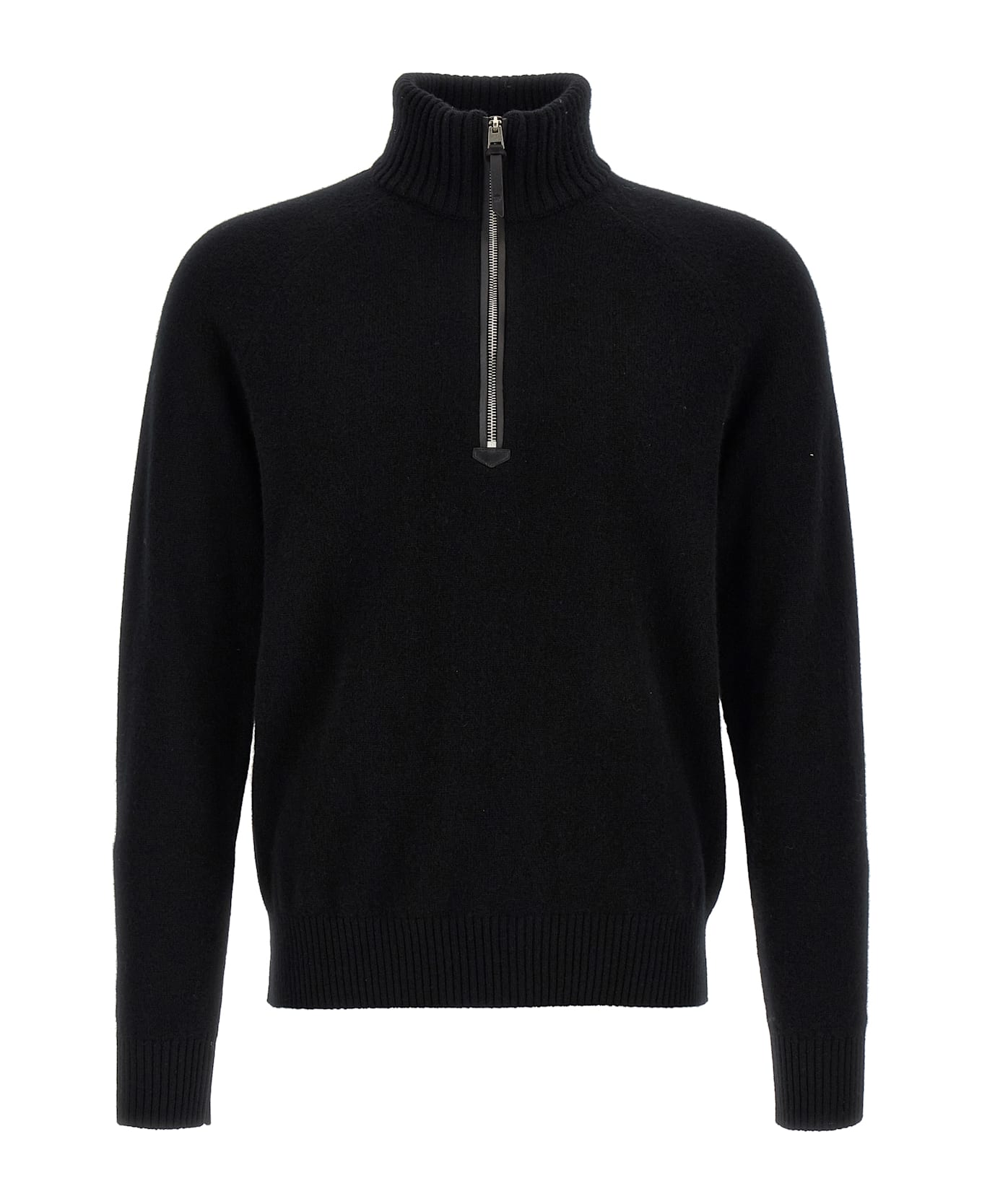 Tom Ford Half Zip Sweater - Black  
