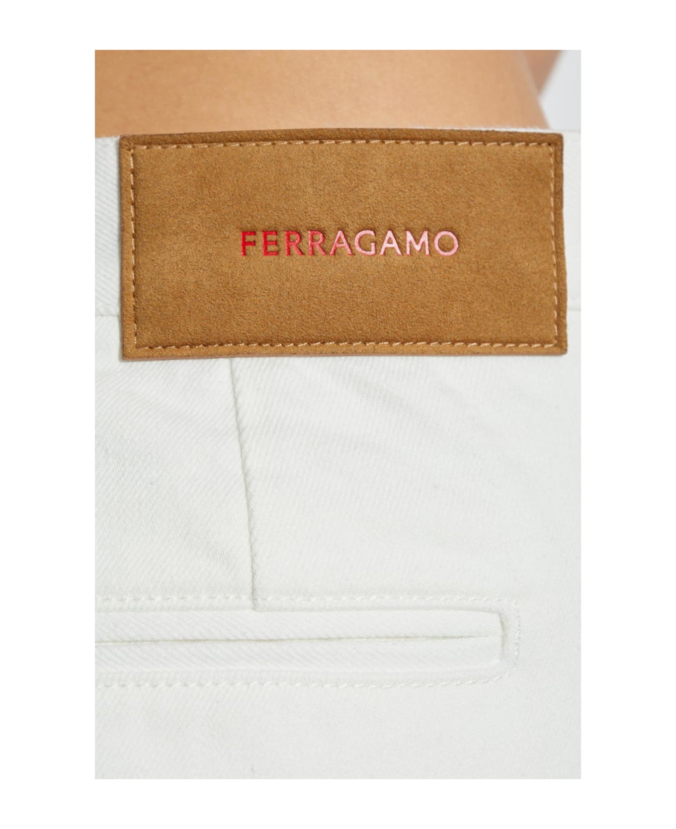 Ferragamo Straight-leg Jeans - WHITE