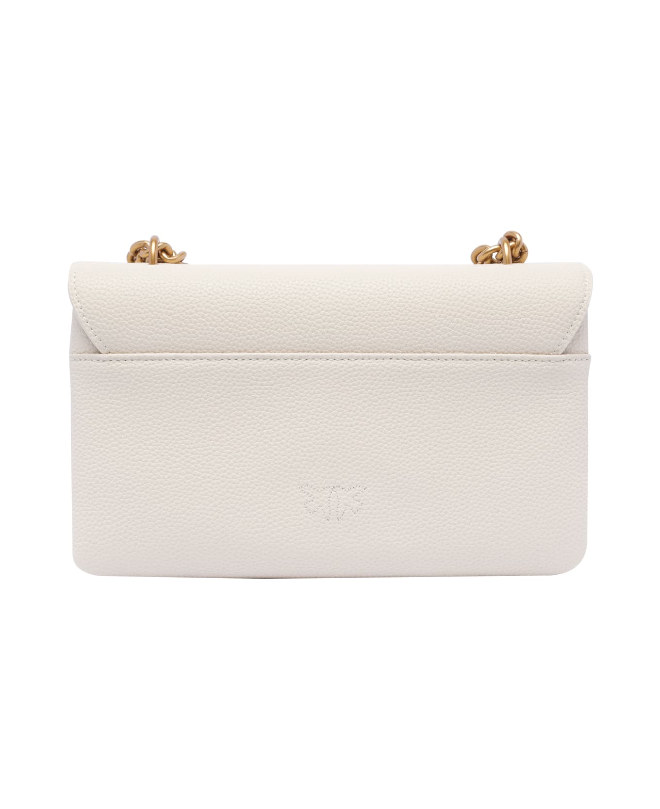Pinko Mini Love One Soft Crossbody Bag - White