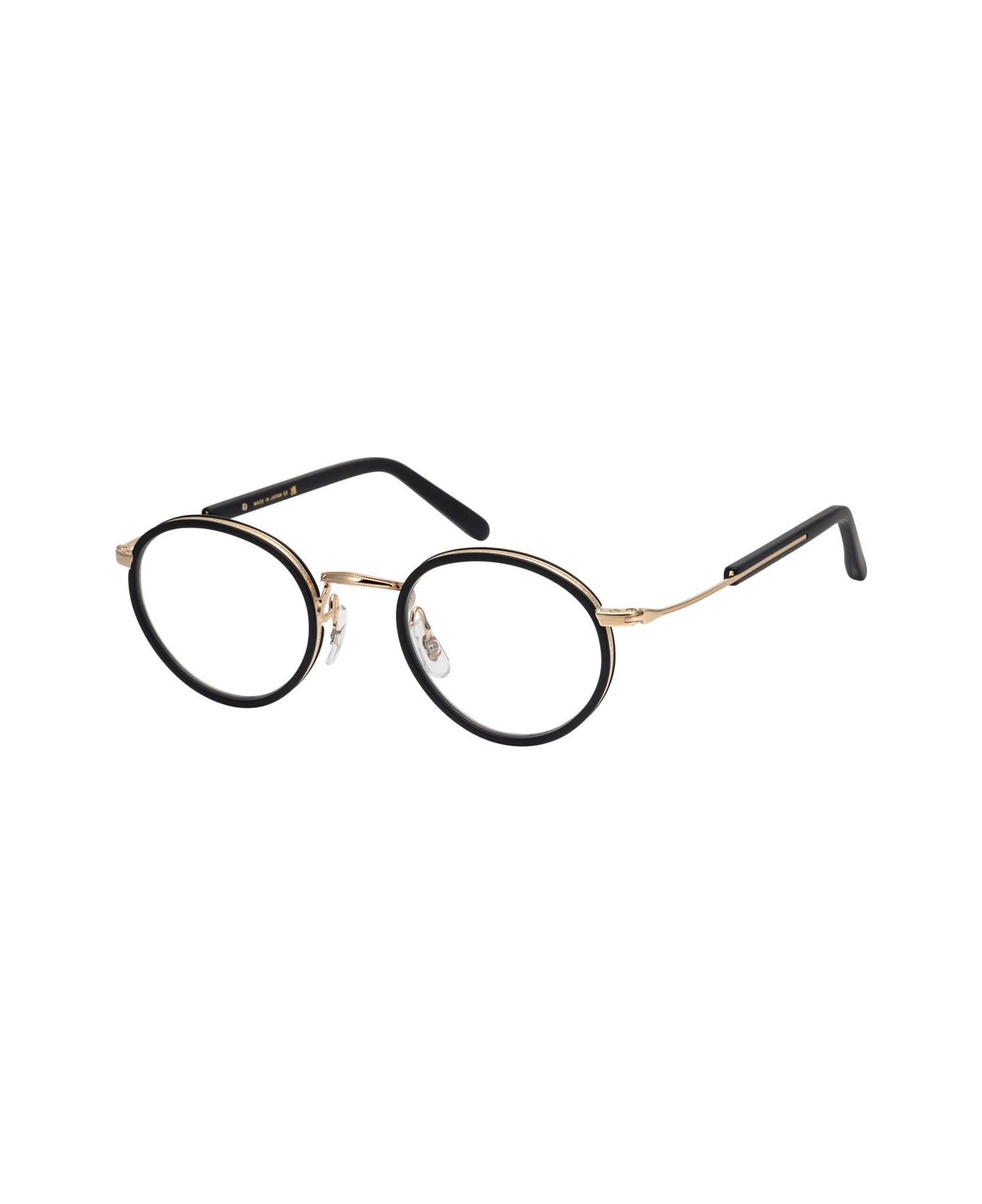 Masunaga Gms-127 39 Bk/black/gold Glasses - Oro