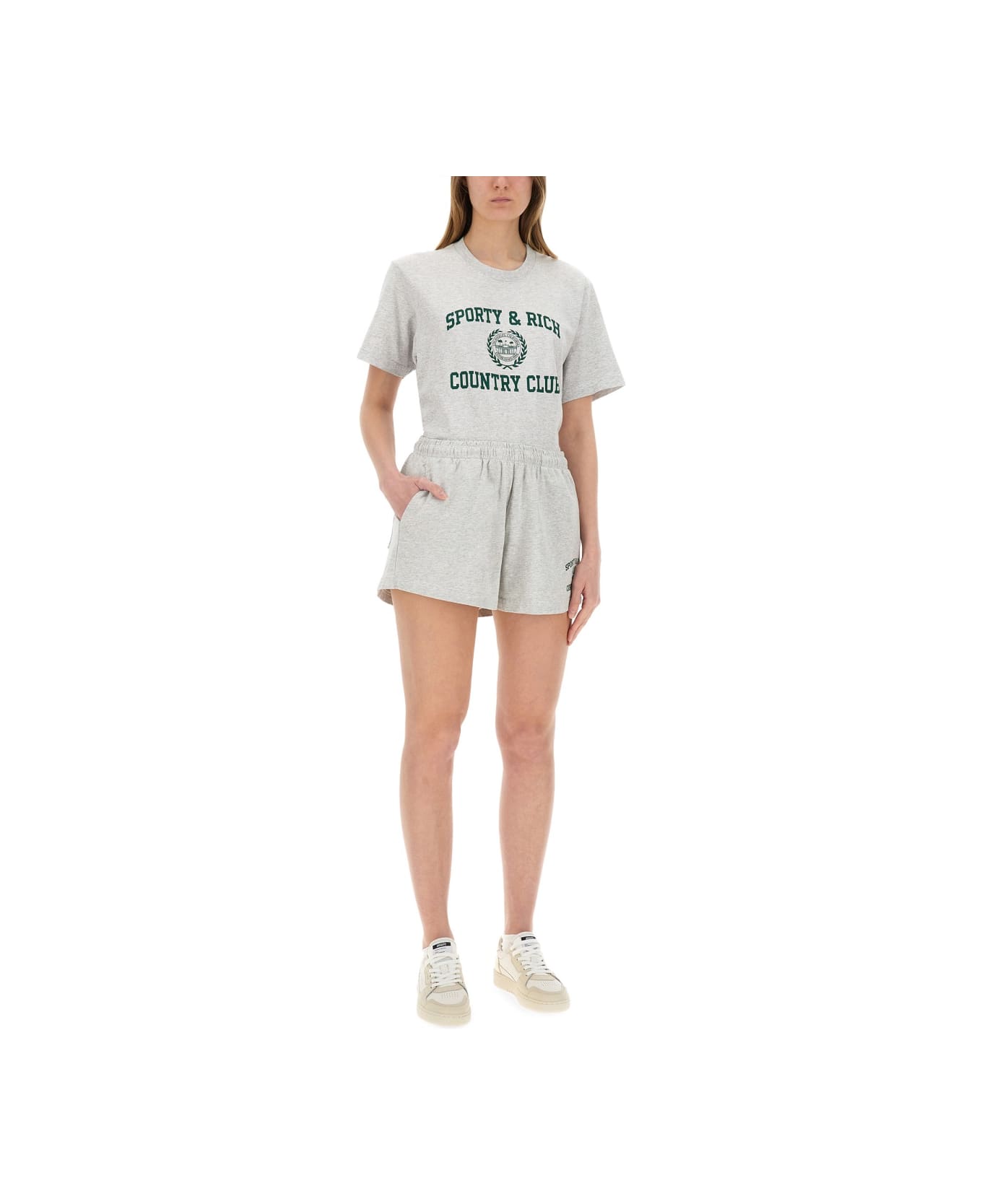 Sporty 
Rich Short Varsity - GREY
