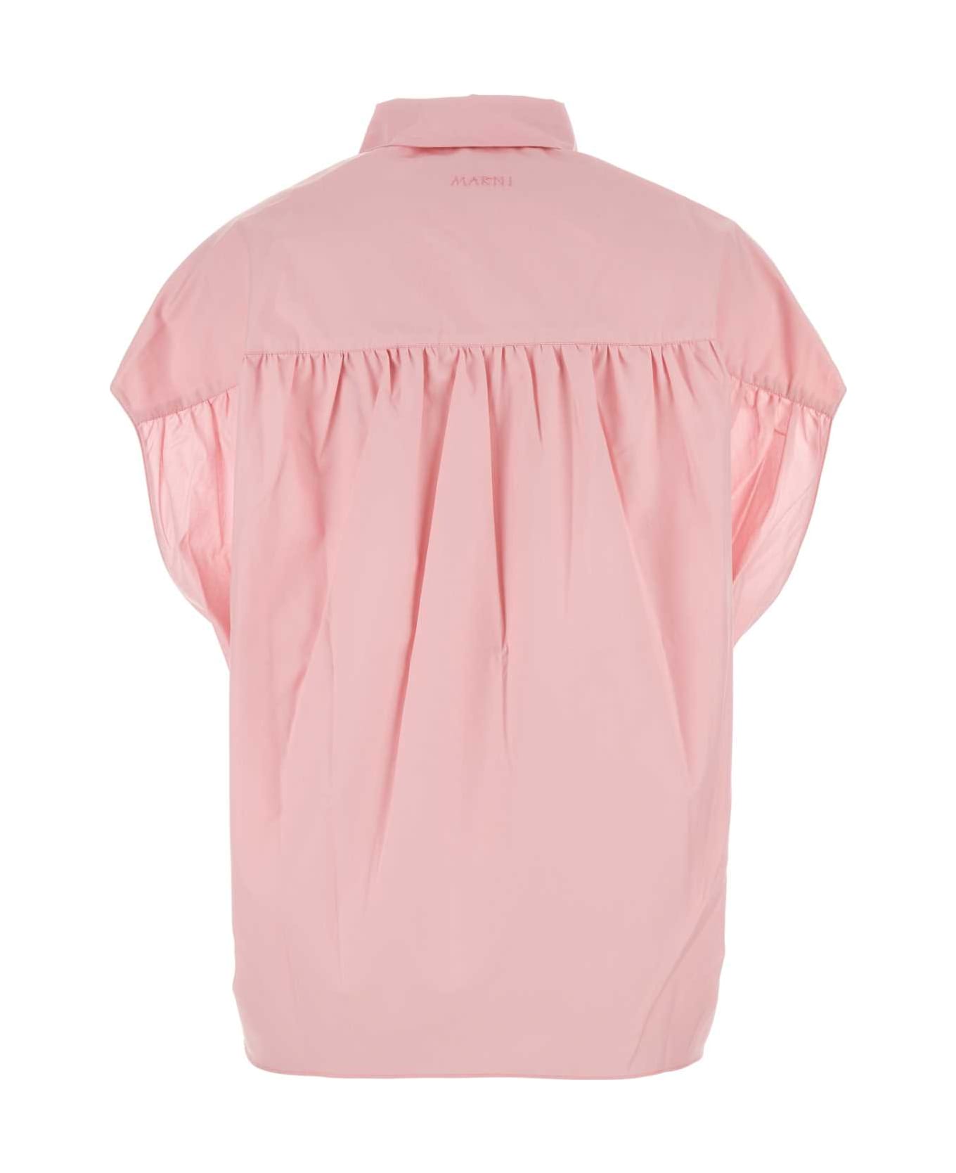 Marni Pink Poplin Shirt - PEONY シャツ