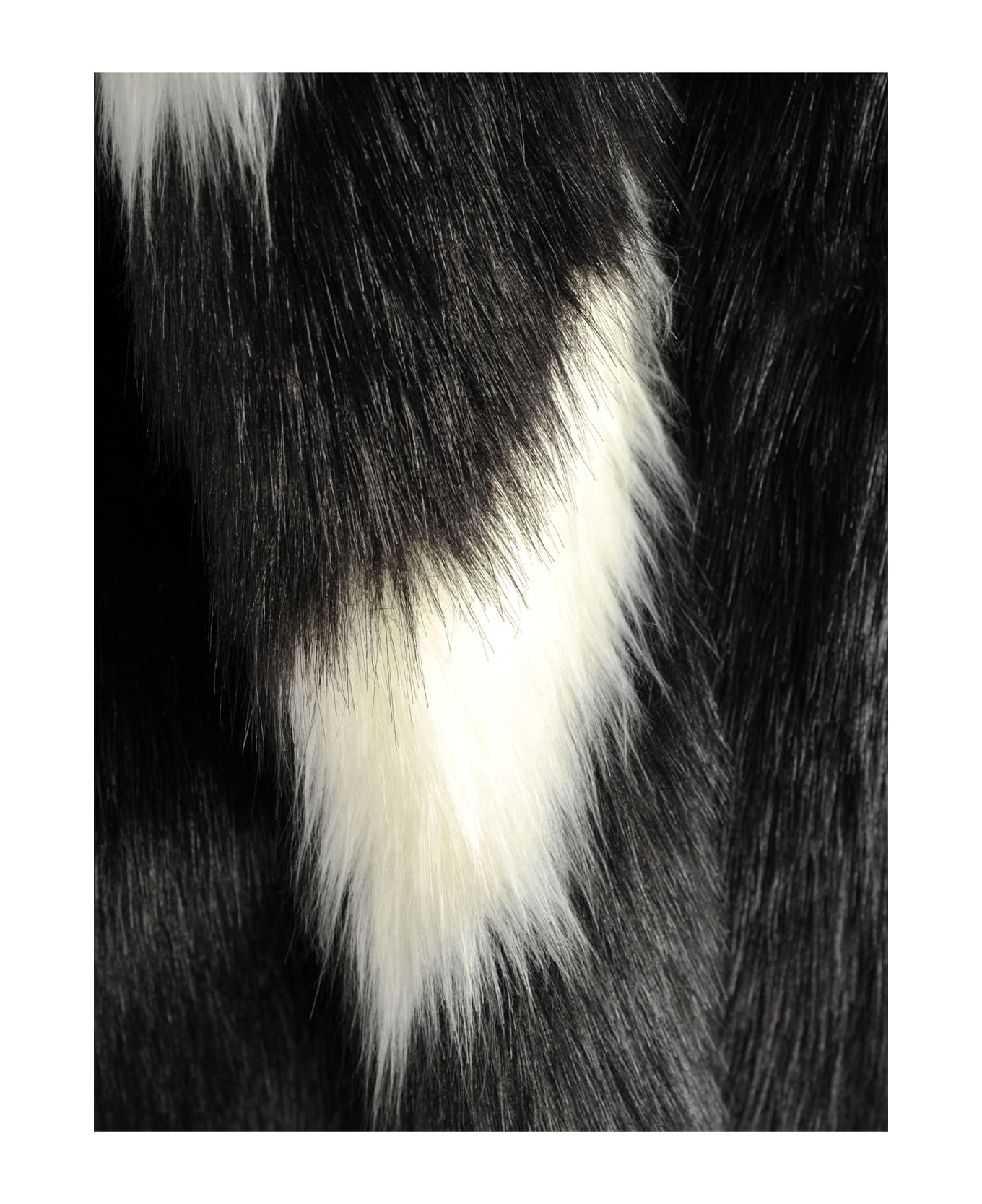 Off-White Off White Black Rap Fake Fur Black No Color - BLACK
