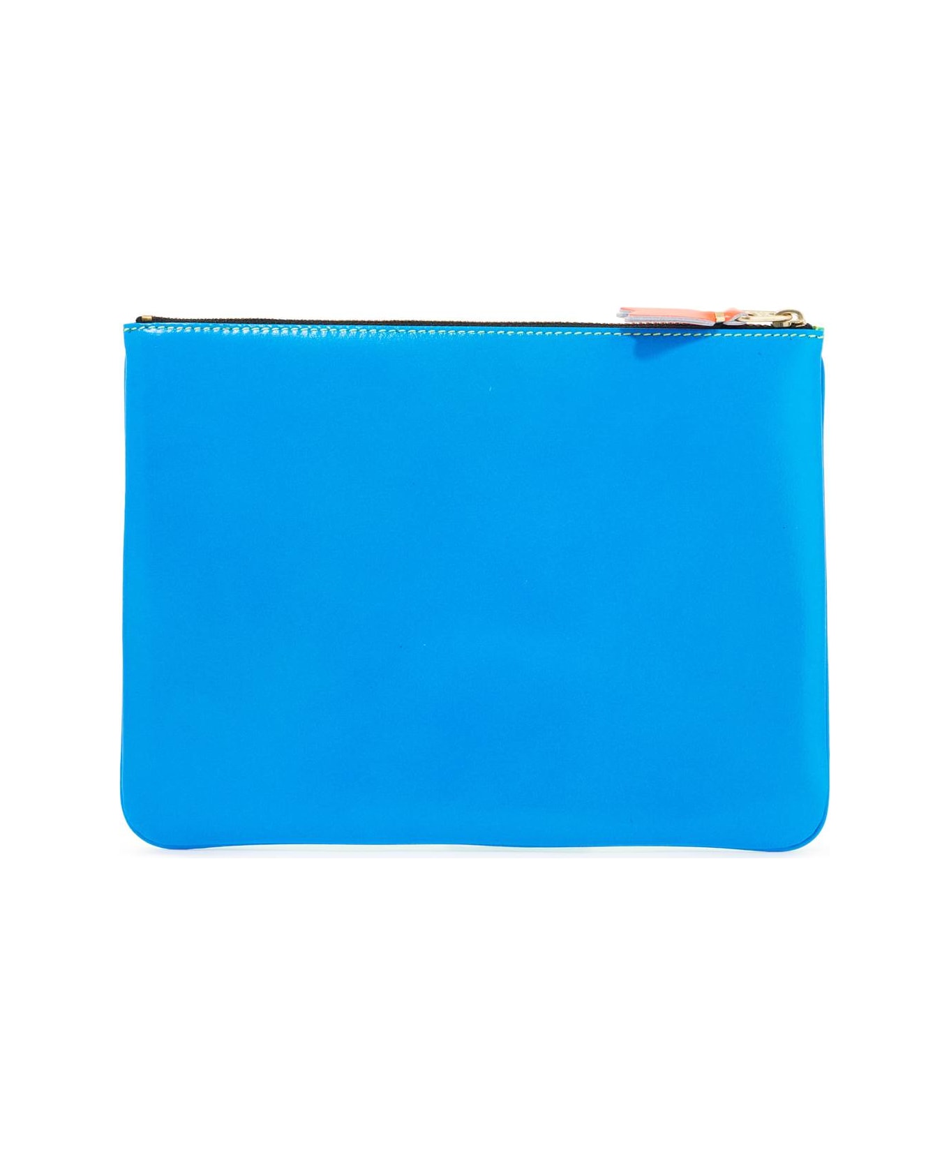 Comme des Garçons Wallet Super Fluo Pouch - BLUE GREEN (Blue) アクセサリー