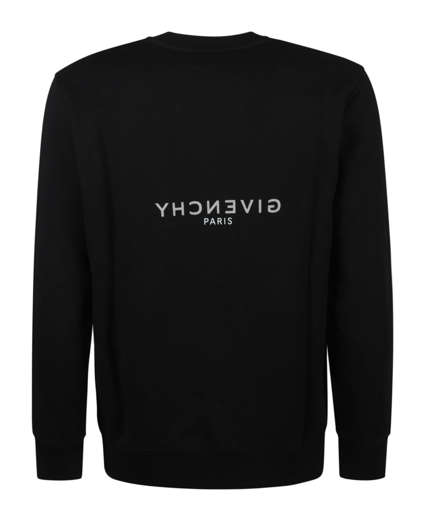Givenchy Center Logo Ribbed Sweatshirt - Black