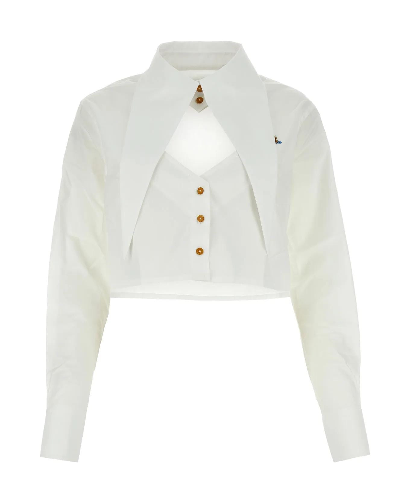 Vivienne Westwood White Poplin Shirt - WHITE