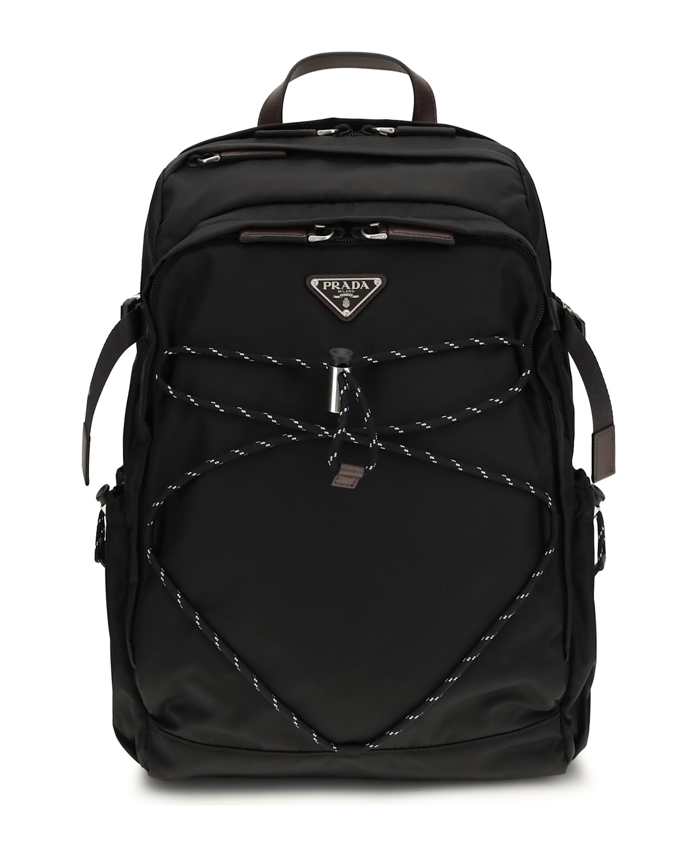Prada Re-nylon And Leather Speedrock Backpack