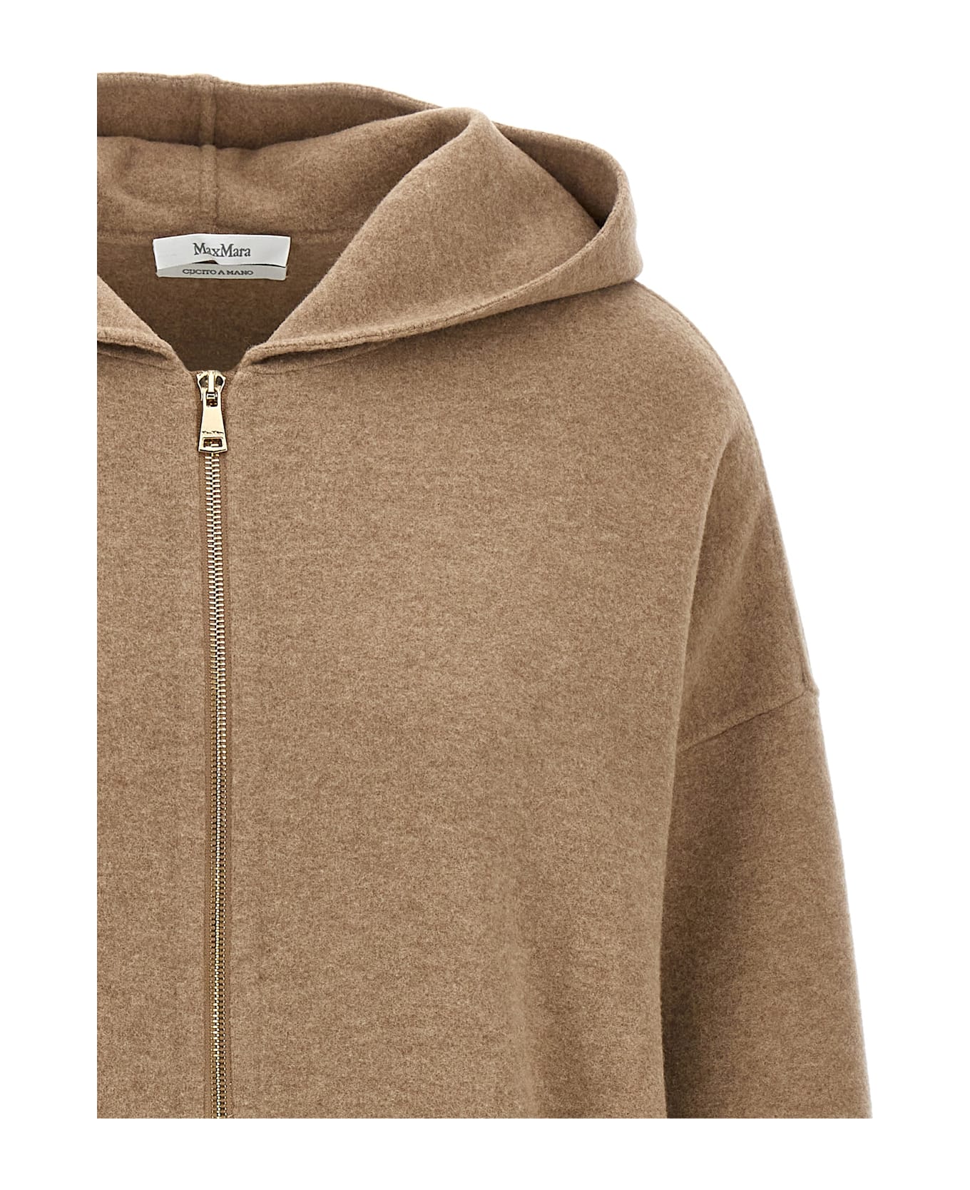 Max Mara 'saio' Hoodie - BROWN