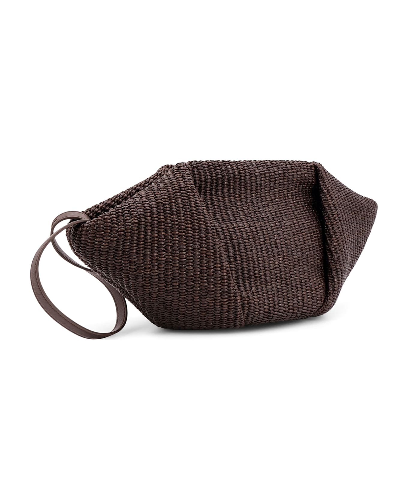 Brunello Cucinelli Woven Clutch Bag - Brown