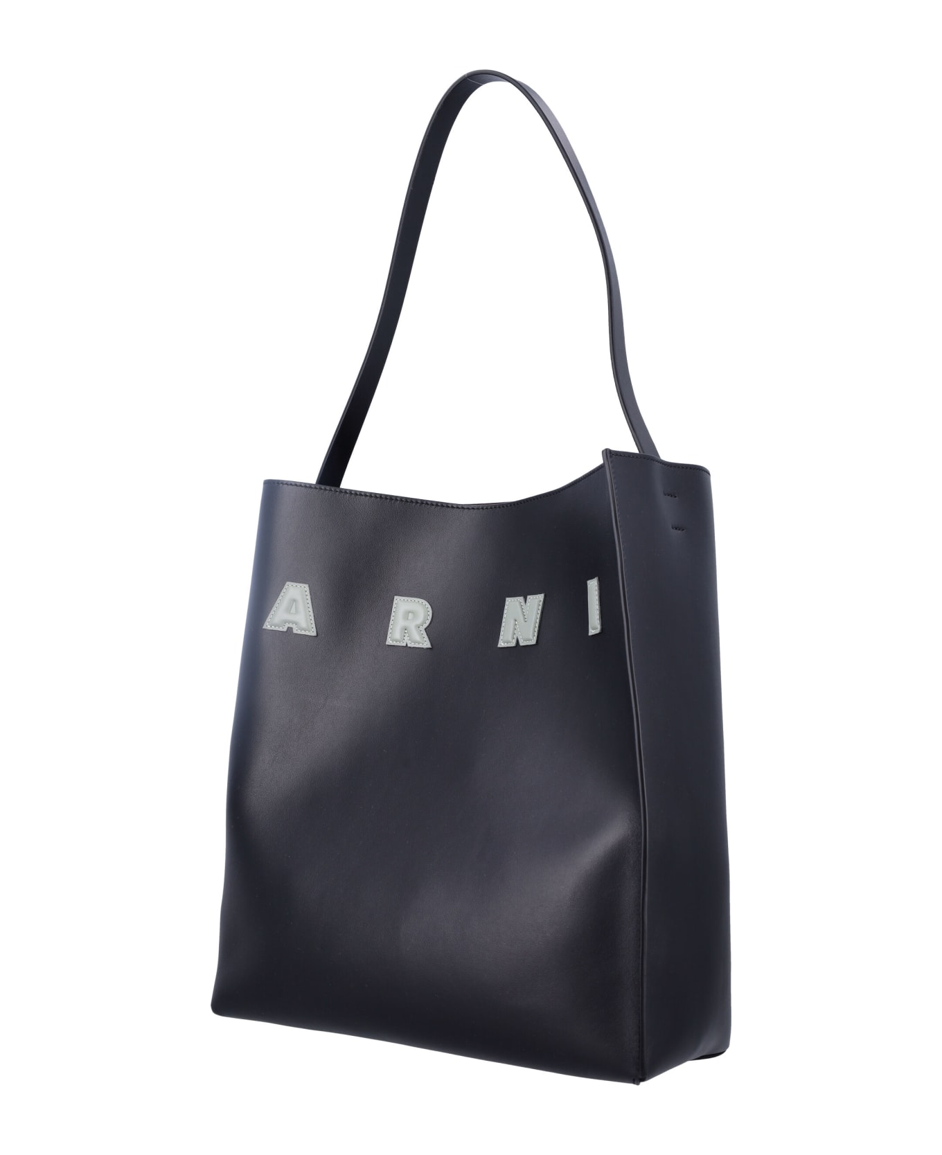 Marni Museum Hobo Bag - BLACK/STEPPE