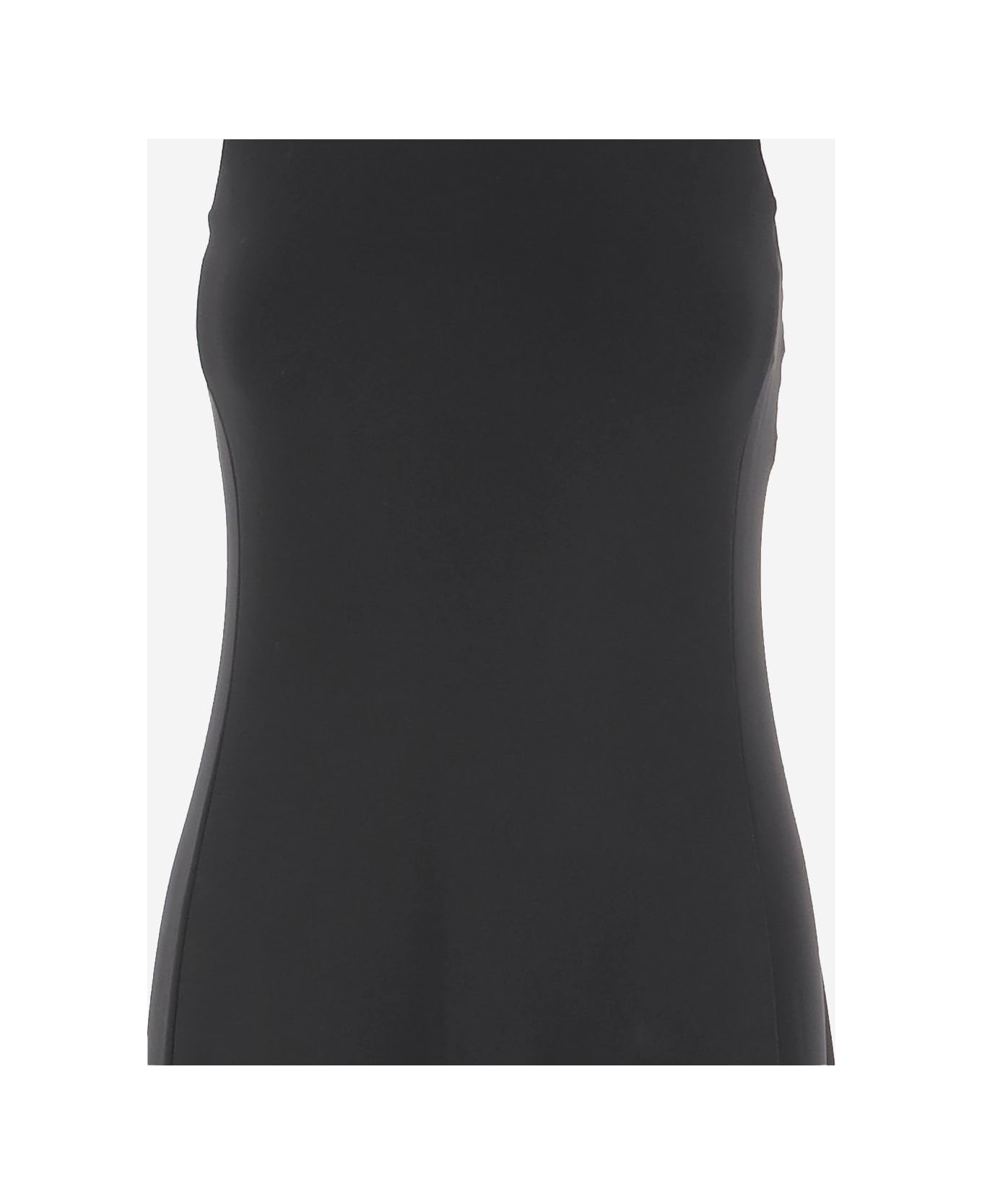 Max Mara Jersey Long Dress - nero