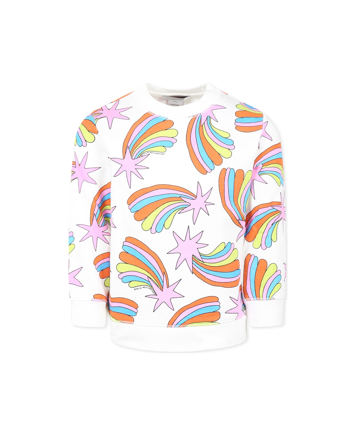 Stella McCartney Kids Ivory Sweatshirt For Girl - Ivory