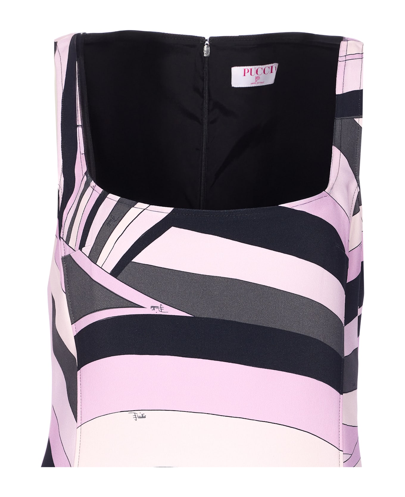 Pucci Mini Dress Iride Print - Pink