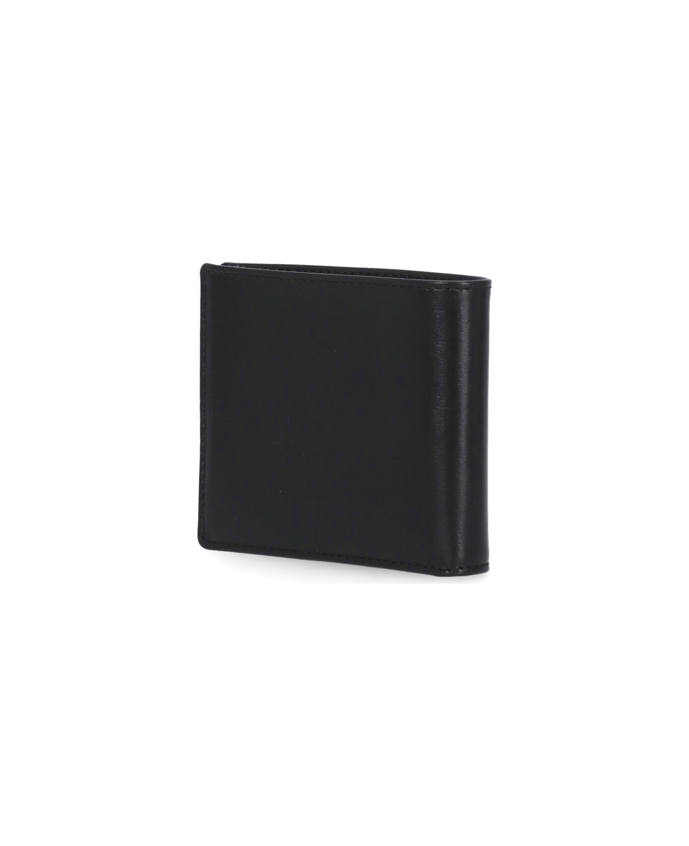 Tod's Leather Wallet With Logo - Black 財布