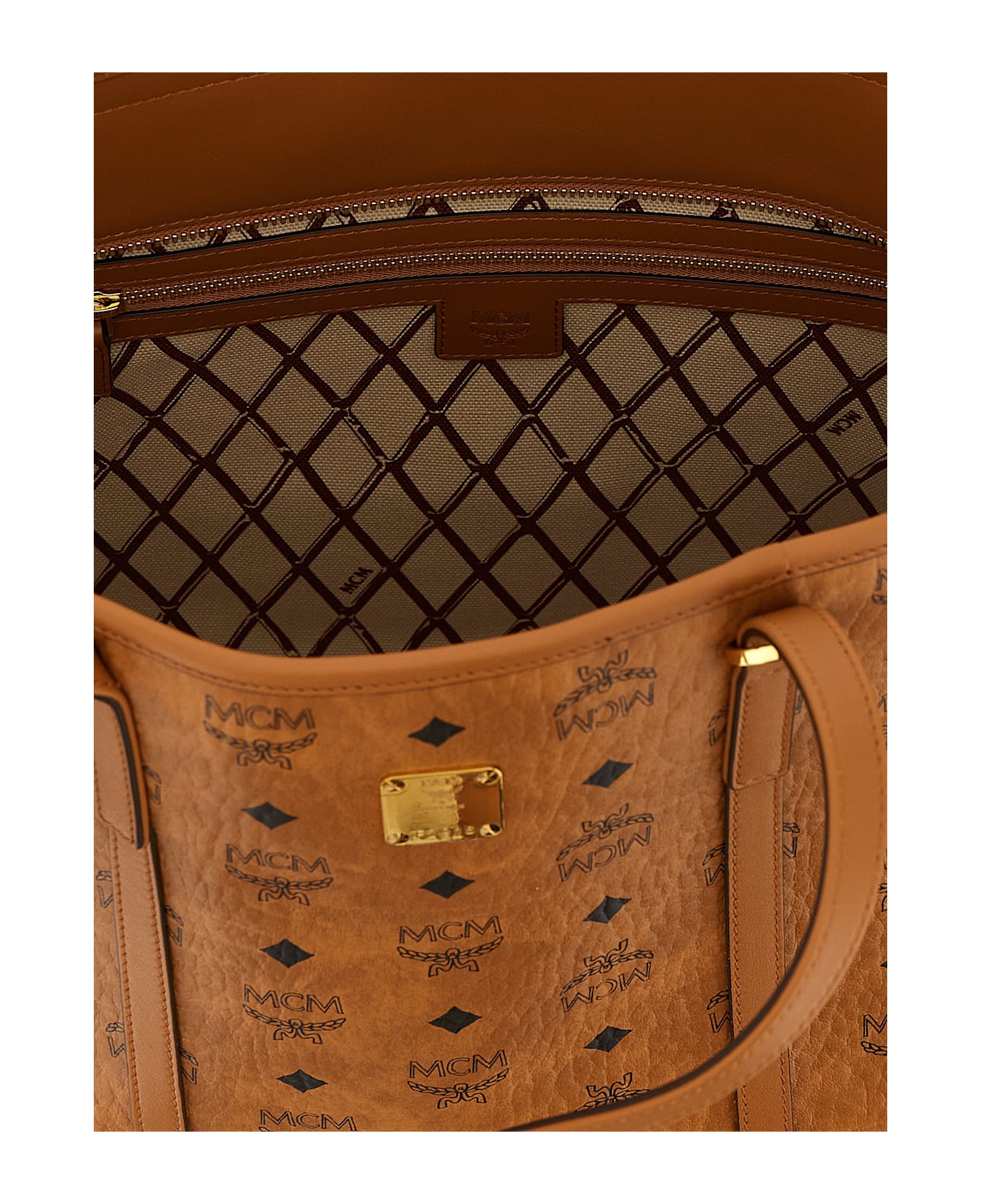 MCM 'toni' Large Shopping Bag - Brown