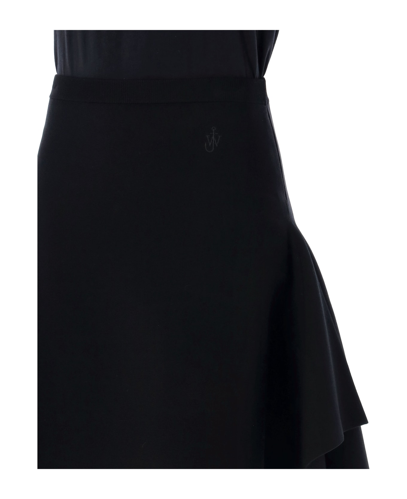 J.W. Anderson Squared Hem Skirt - BLACK スカート