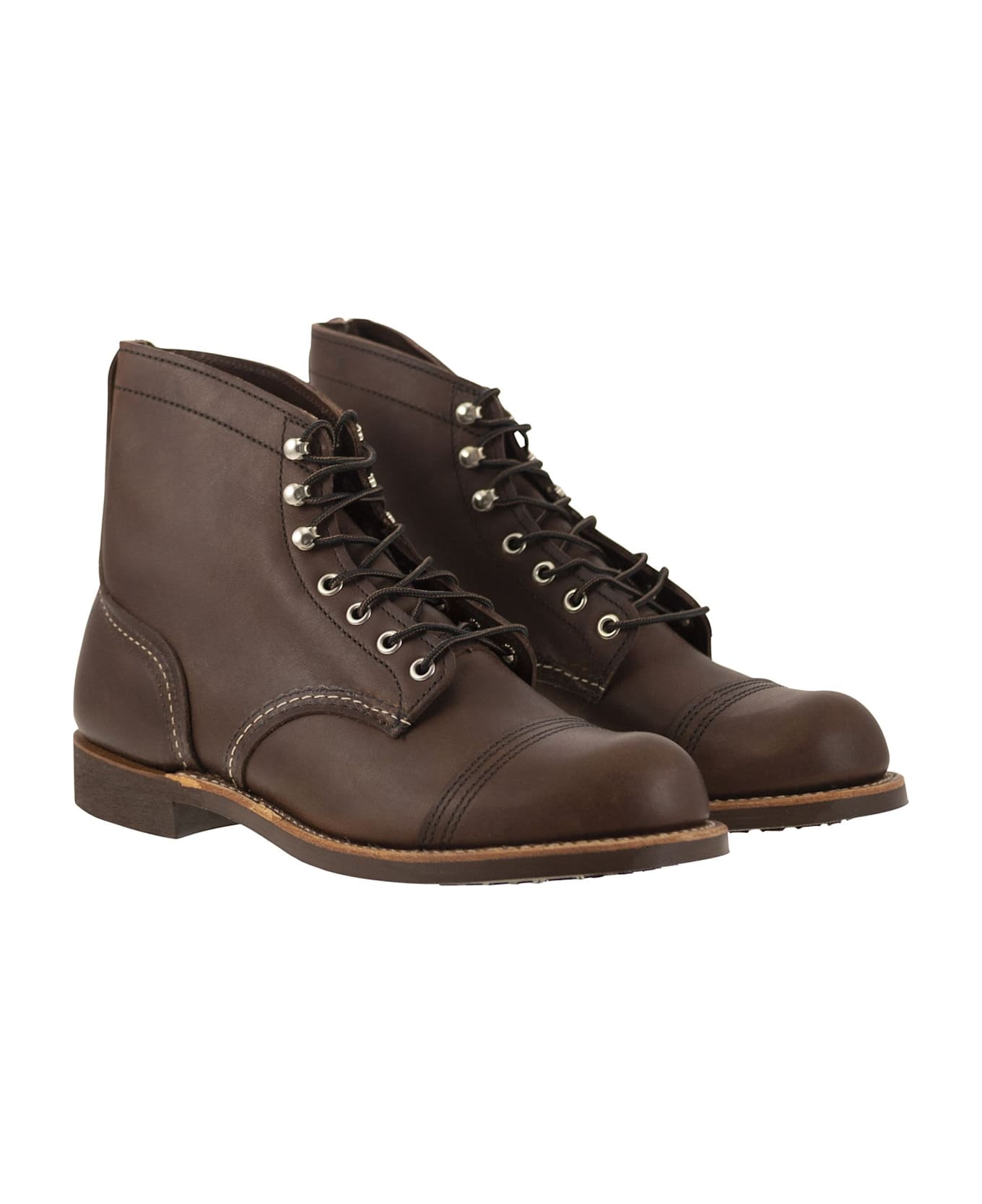 Red Wing Iron Ranger Amber - Laced Boot - Brown