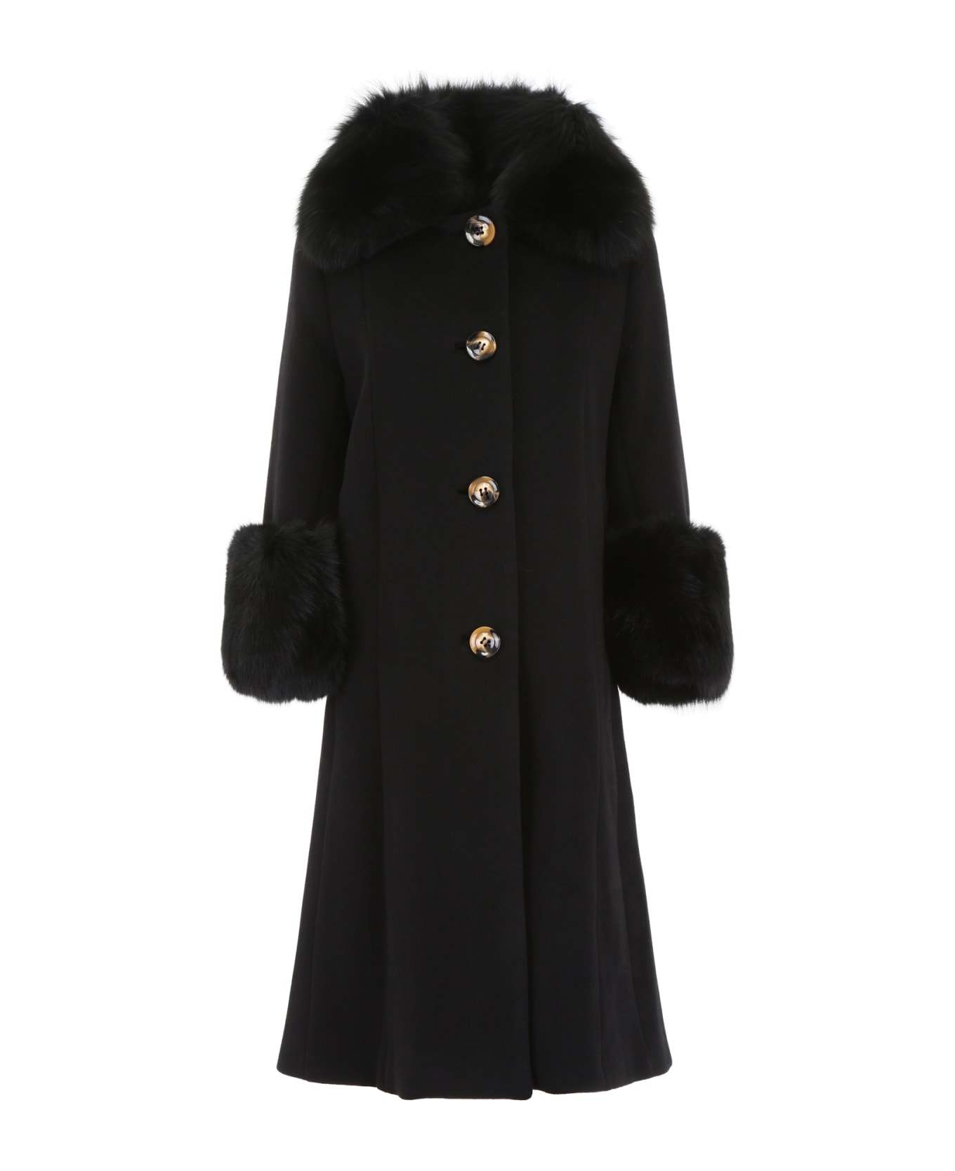 Saks Potts Yvonne Coat With Fur | italist