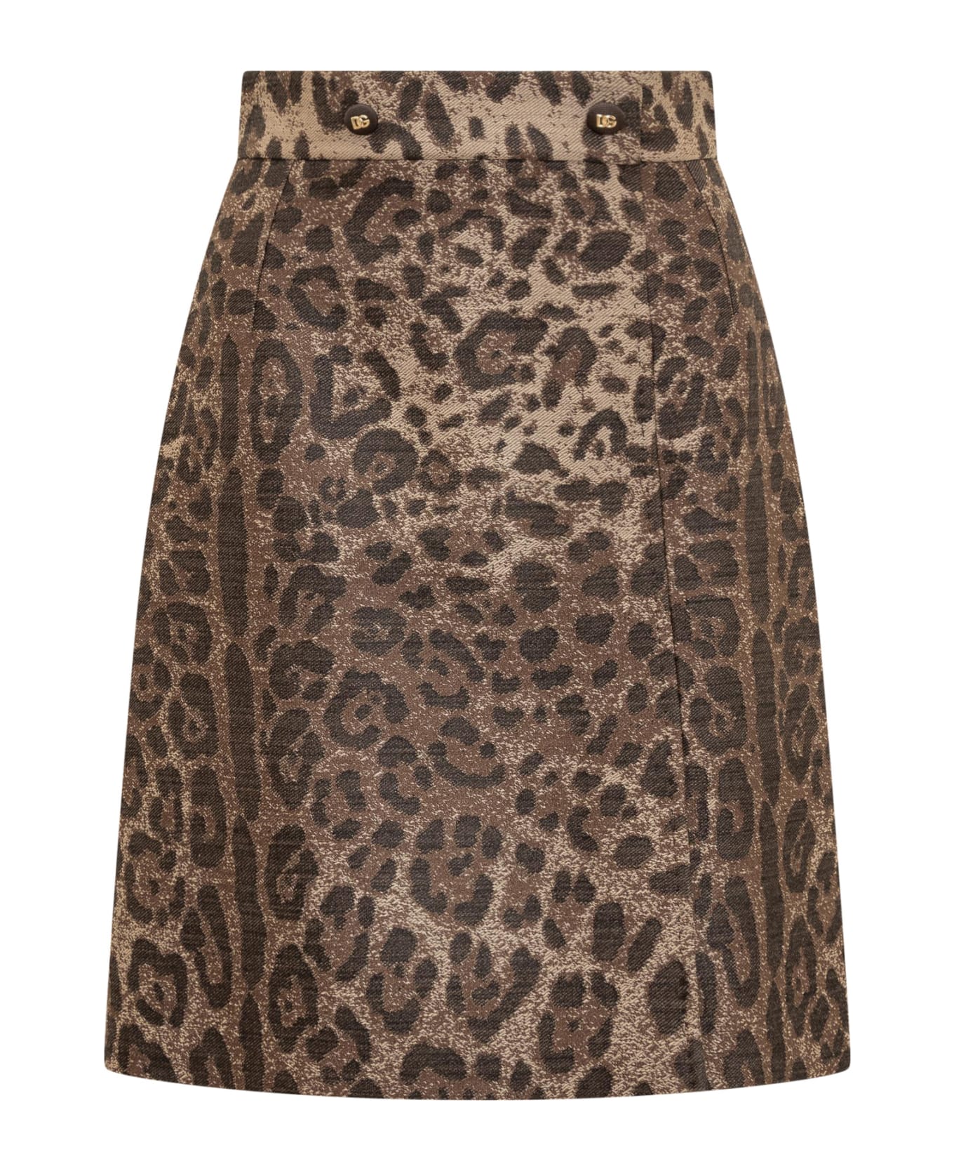 Dolce & Gabbana Leopard Skirt