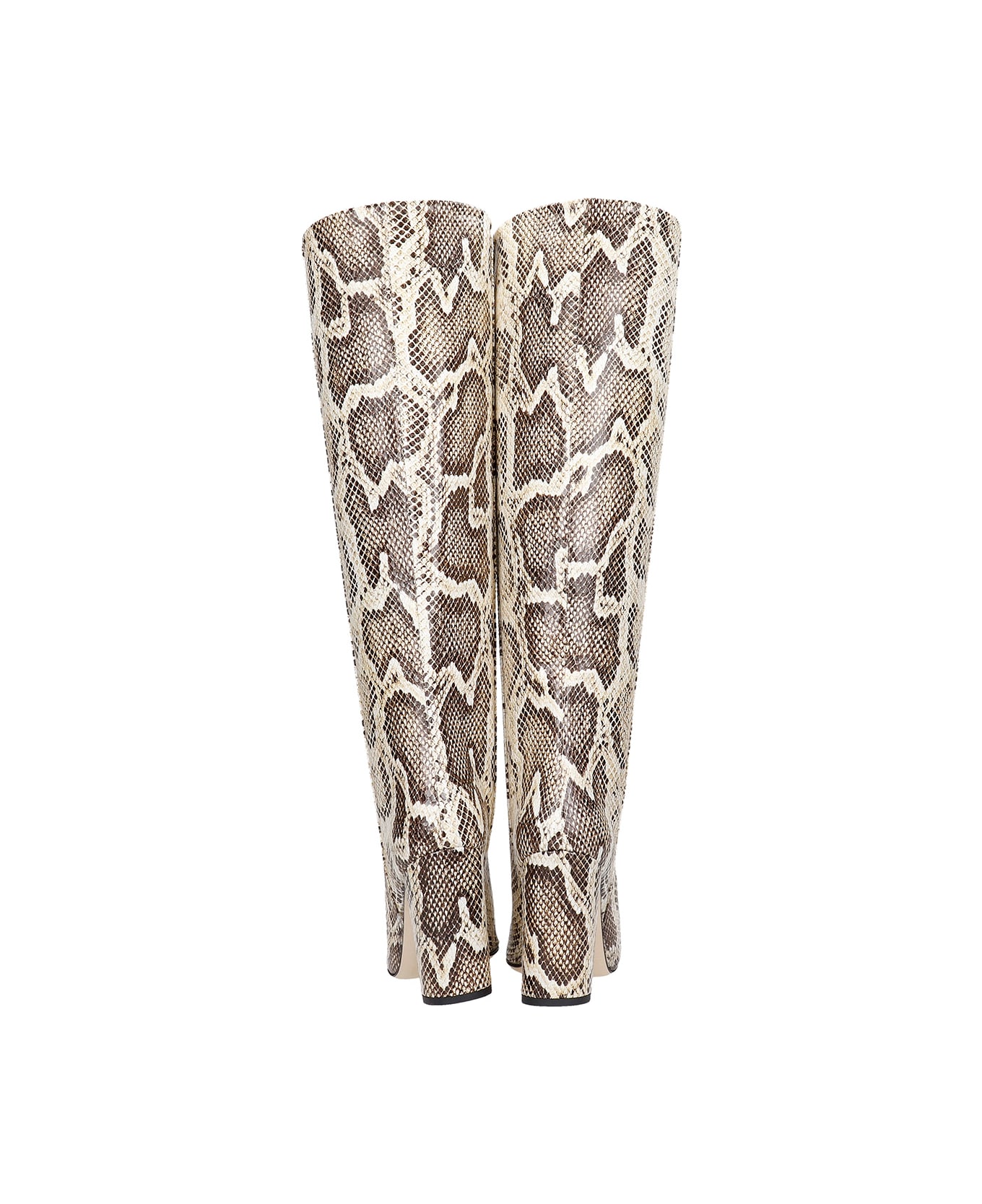 Paris Texas High Heels Boots In Animalier Leather - Animalier