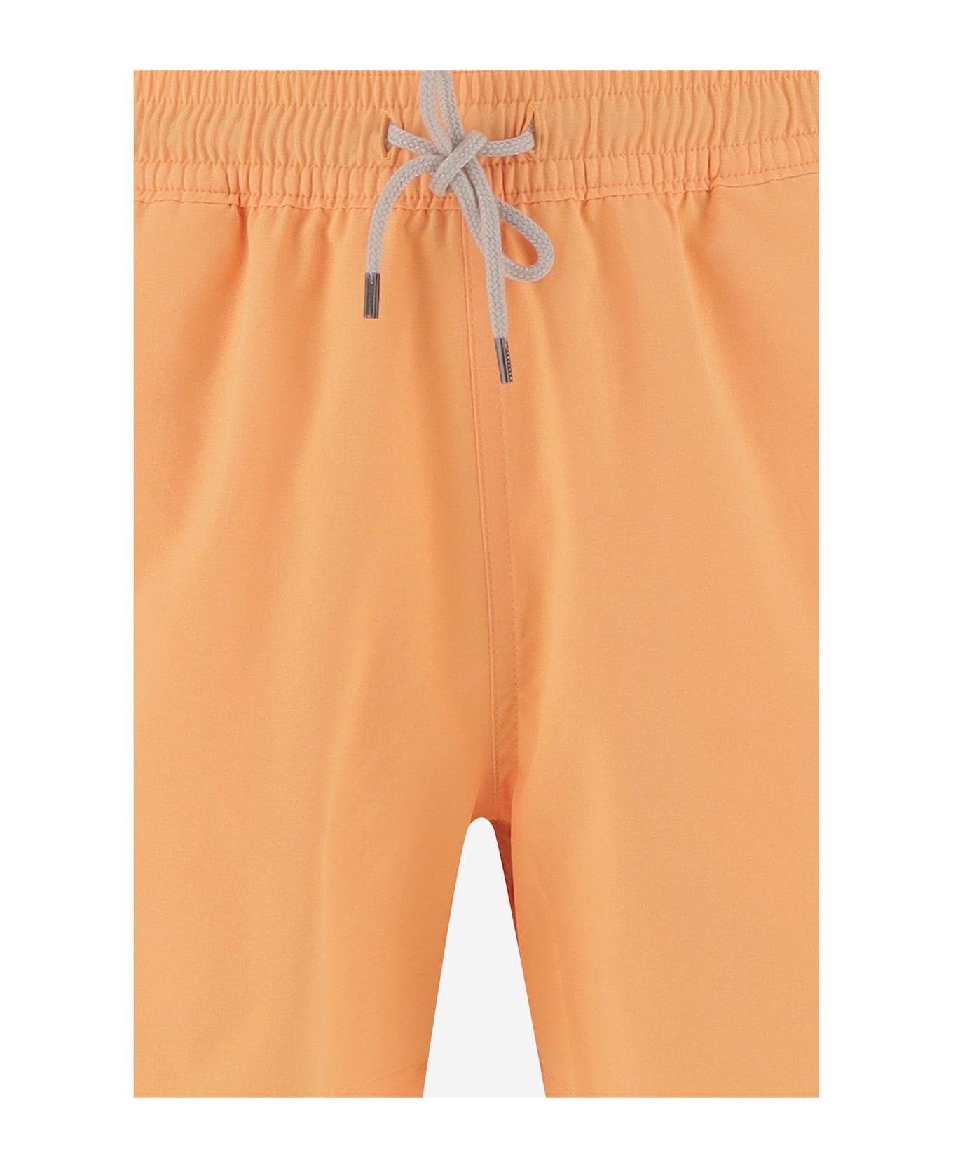 Polo Ralph Lauren Fluo Orange Stretch Polyester Swimming Shorts - KEYWESTORANGE