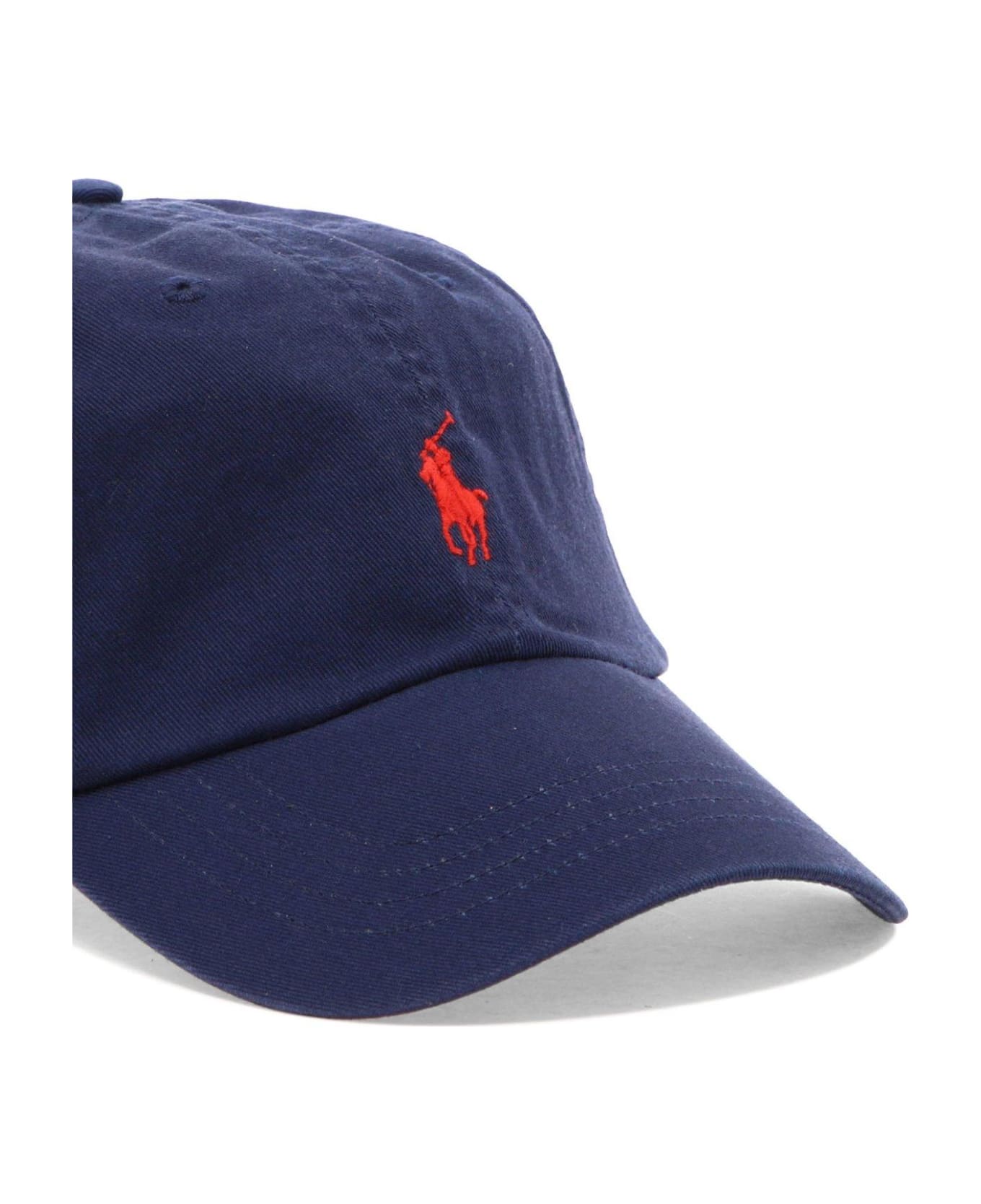 Polo Ralph Lauren Logo-embroidered Baseball Cap - Navy