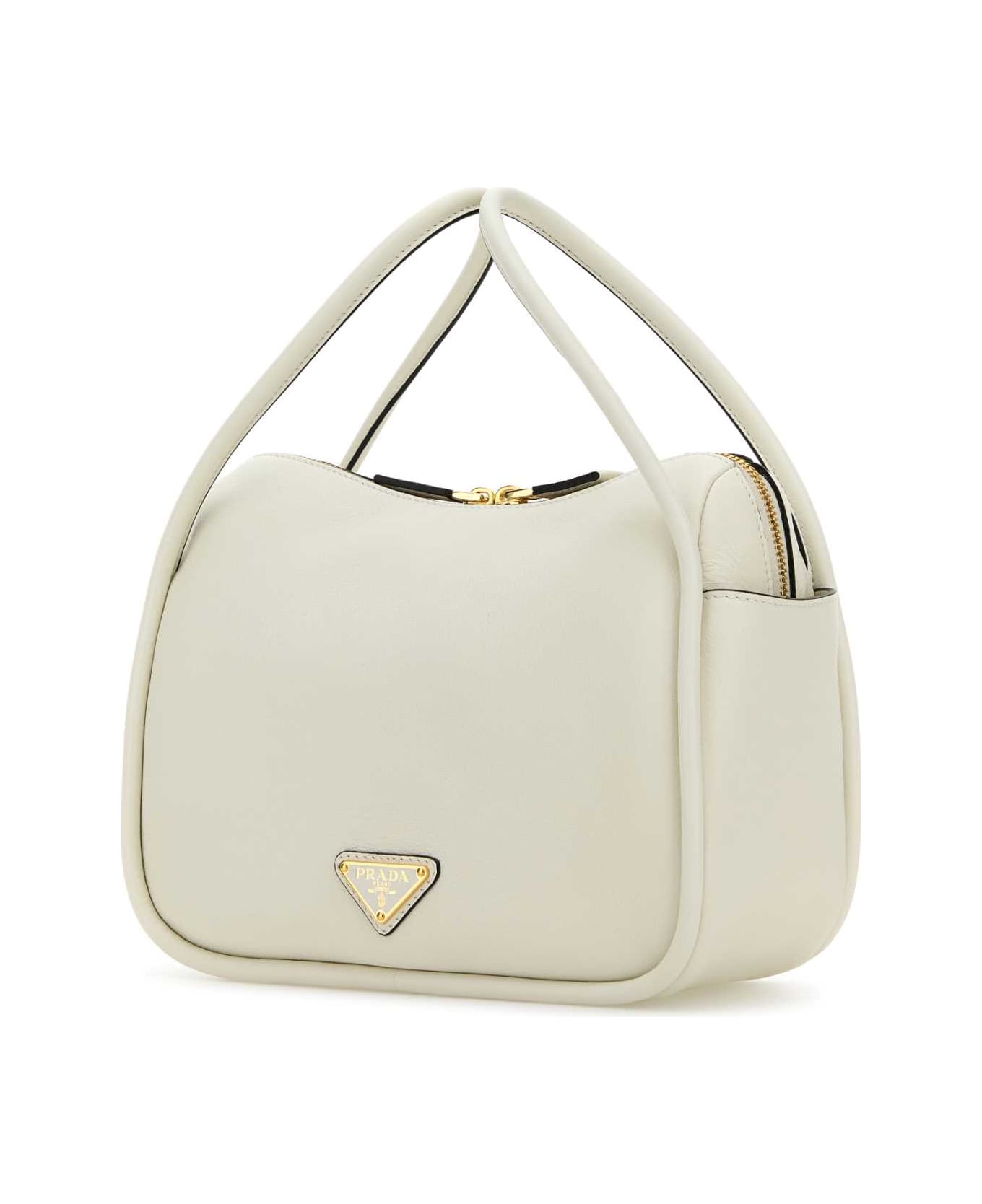 Prada White Leather Handbag - BIANCON