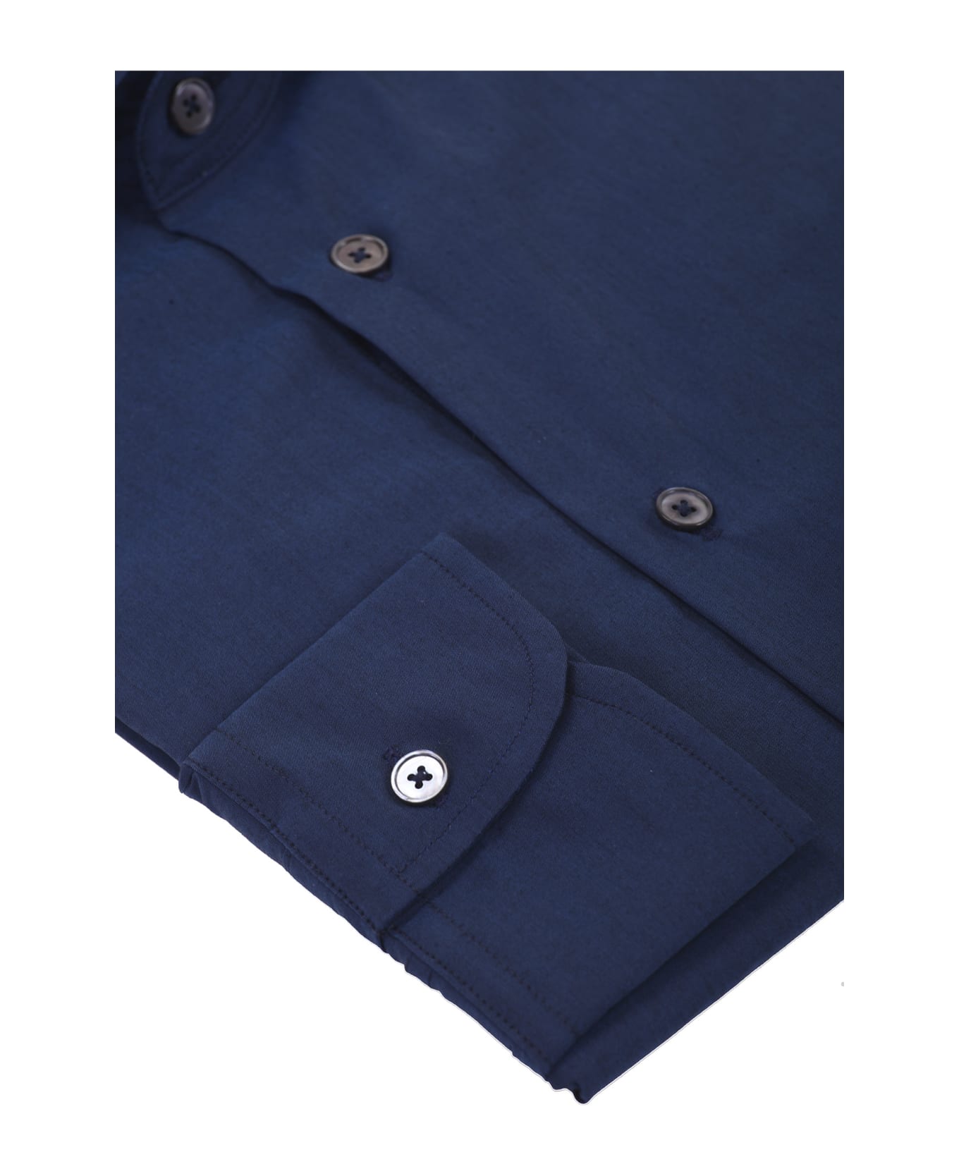 Bagutta "Walter" cotton shirt - Blu