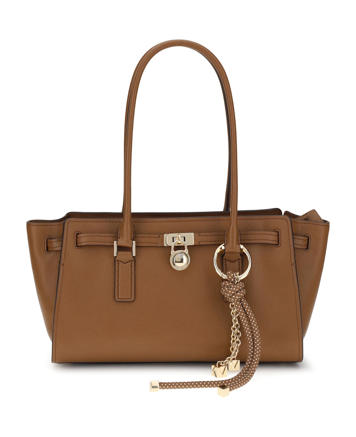 Michael Kors Leather Shoulder Bag - BROWN