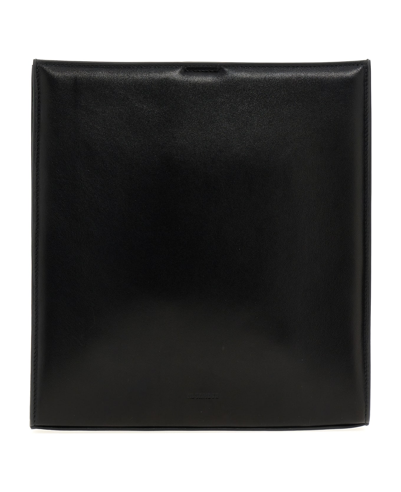 Jil Sander Leather Shoulder Strap - Black  