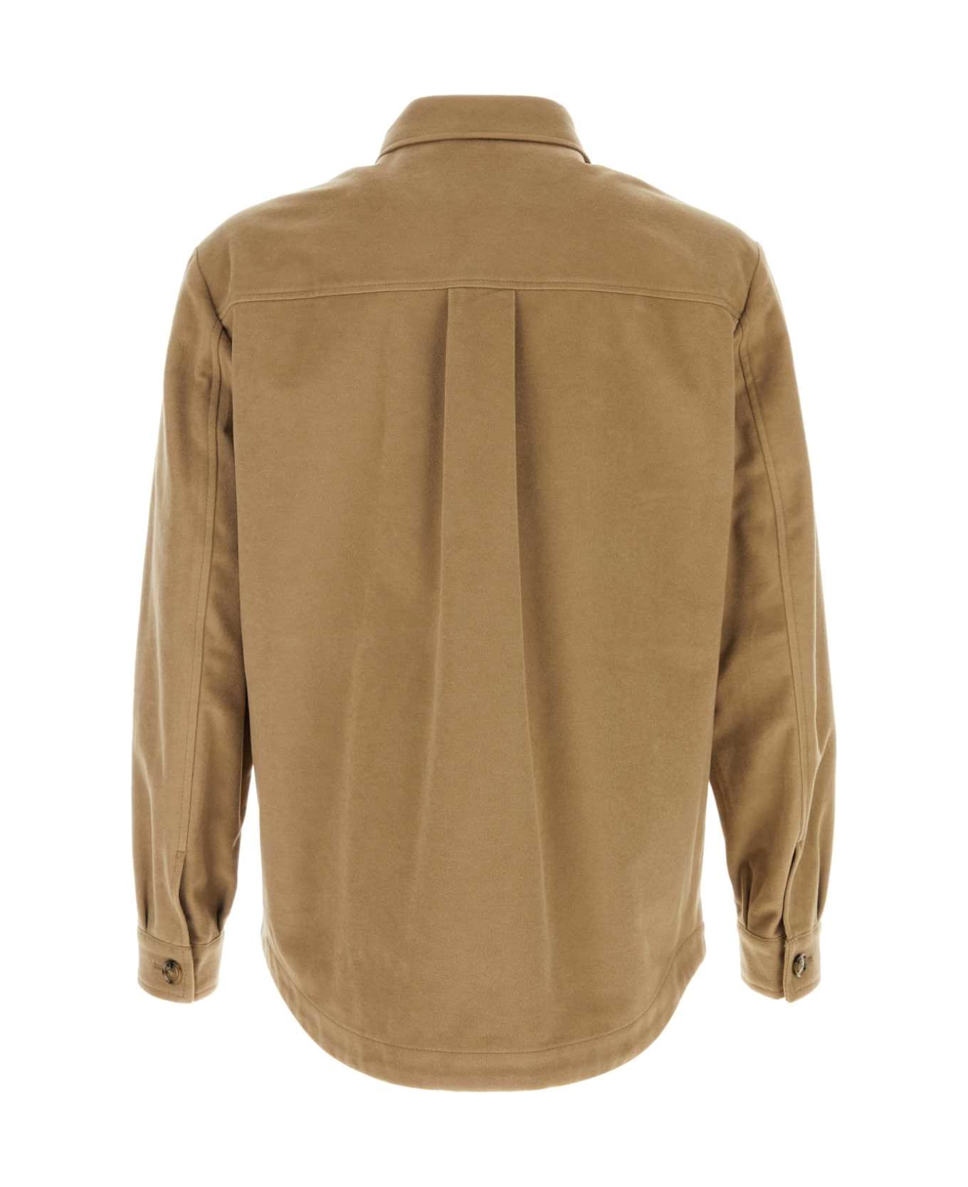 Hugo Boss Cappuccio Cotton Shirt - OPENBEIGE