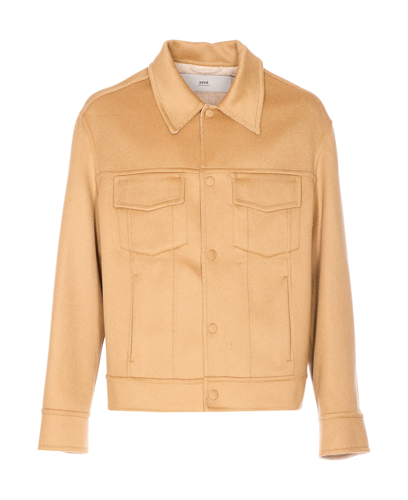 Ami Alexandre Mattiussi Trucker Jacket - Beige