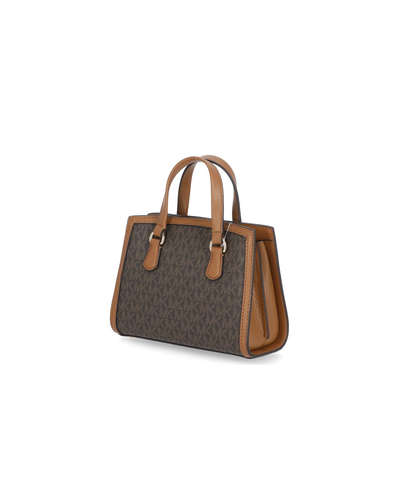 MICHAEL Michael Kors Logo Plaque Chain-linked Tote Bag - Brown トートバッグ