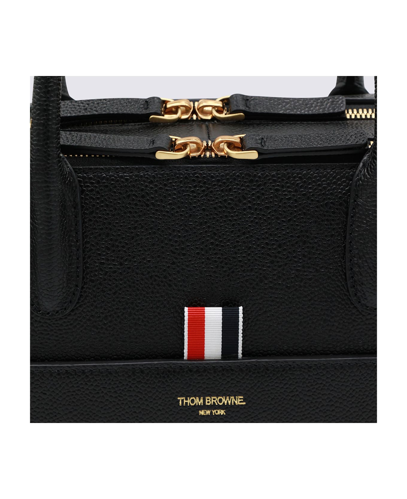 Thom Browne Black Tote - Black